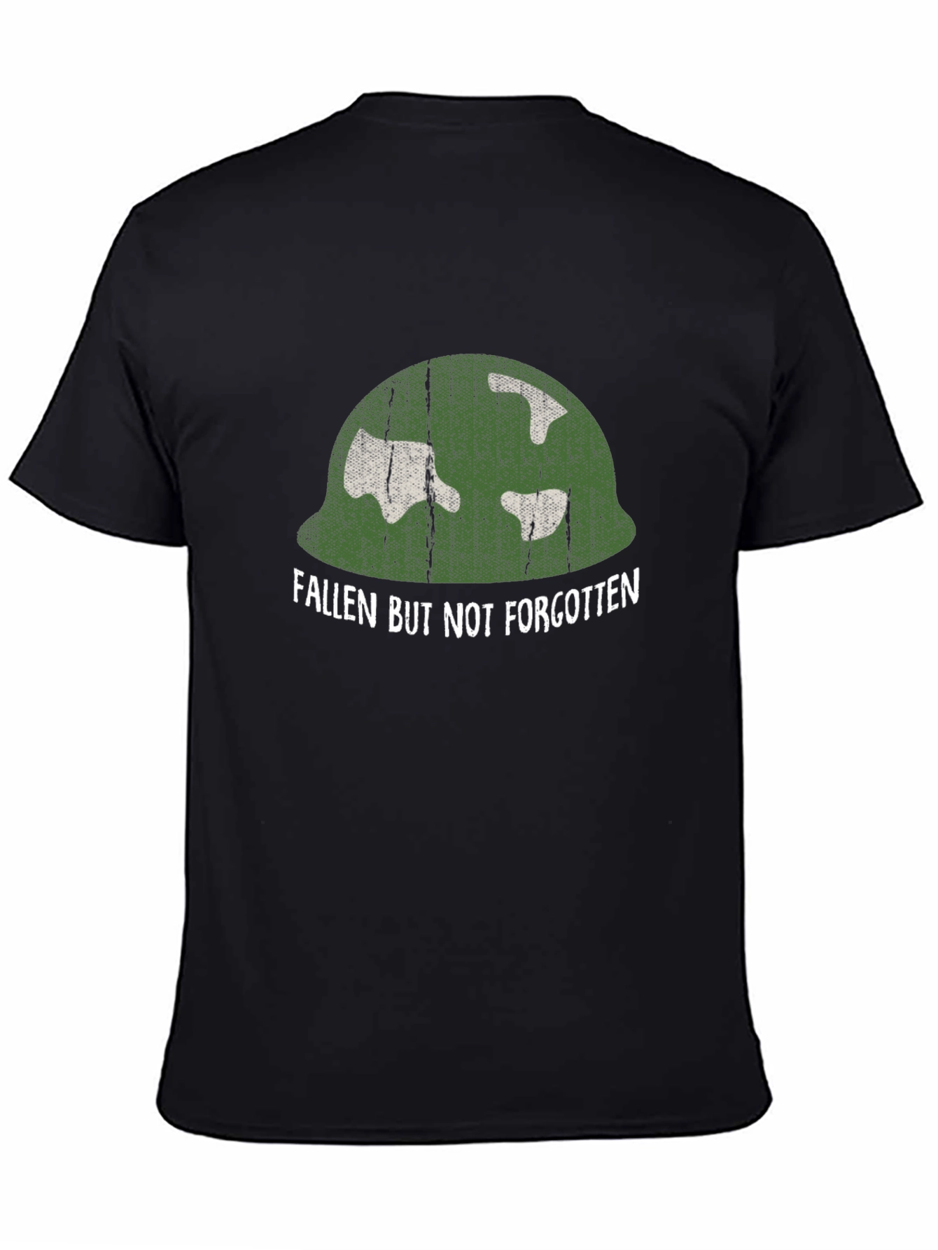 Black Fallen But Not Forgotten Graphic Tee view 4