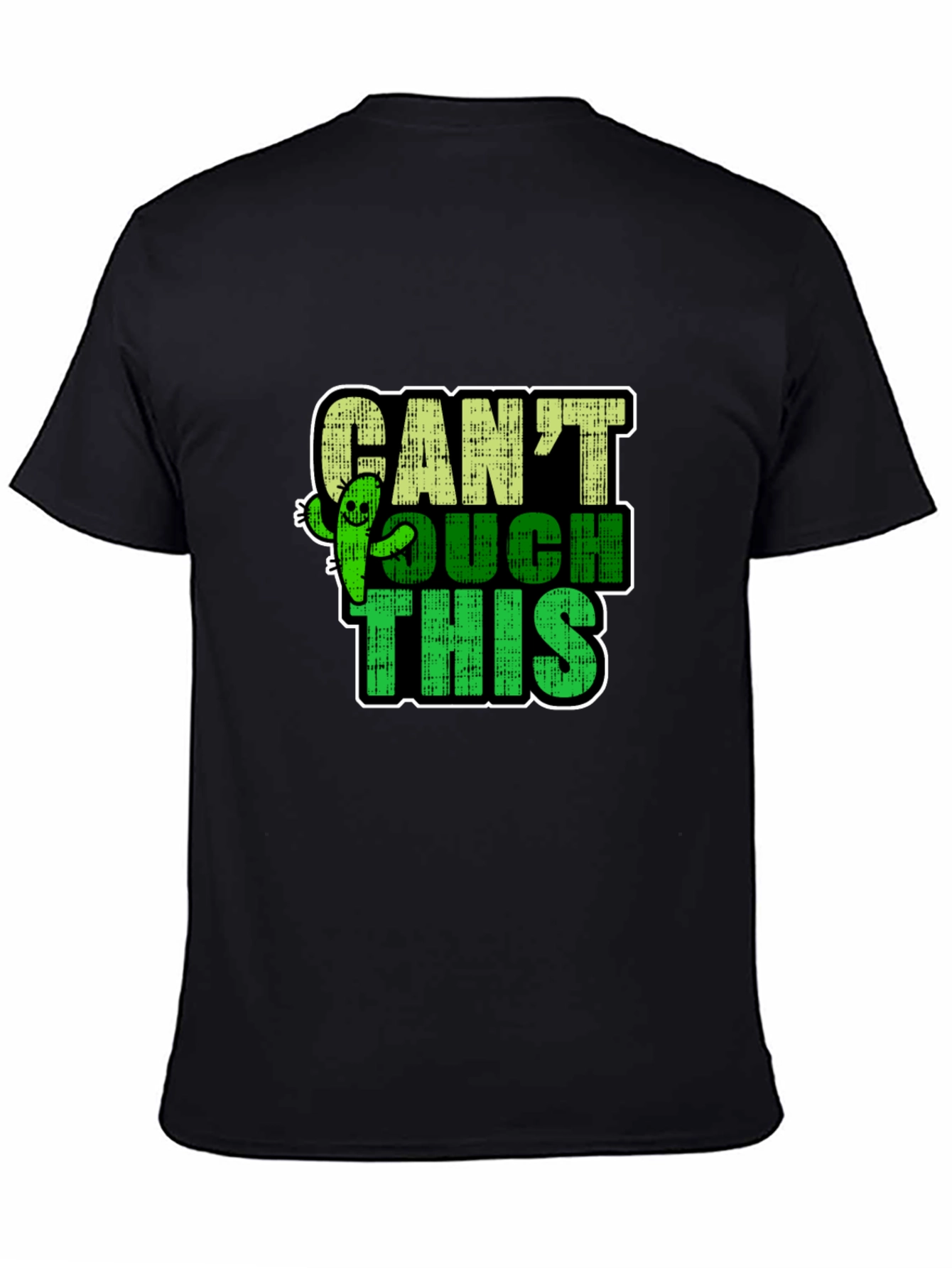 Black Can't Touch This Cactus Graphic T-Shirt view 4