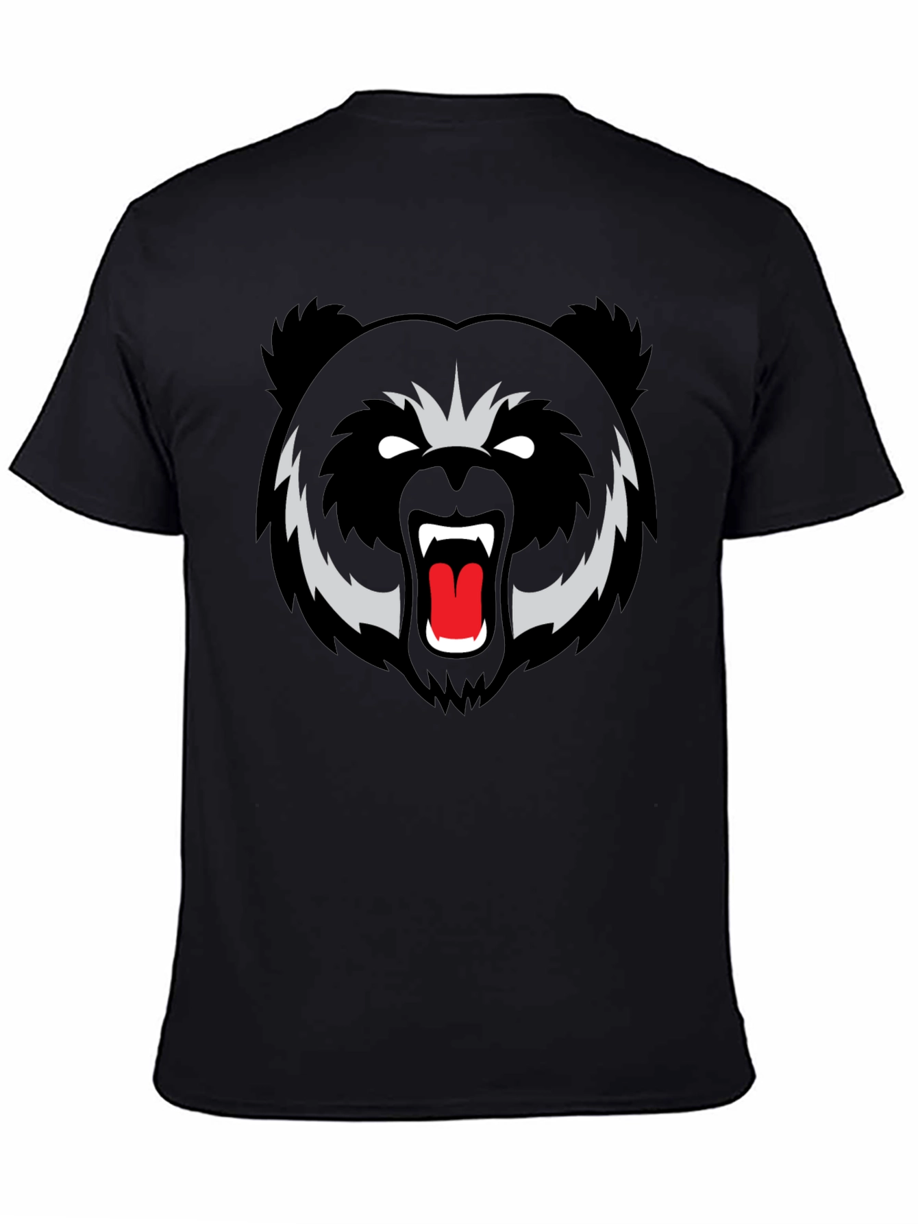 Black Black Bear Graphic Tee - Fierce Style view 4