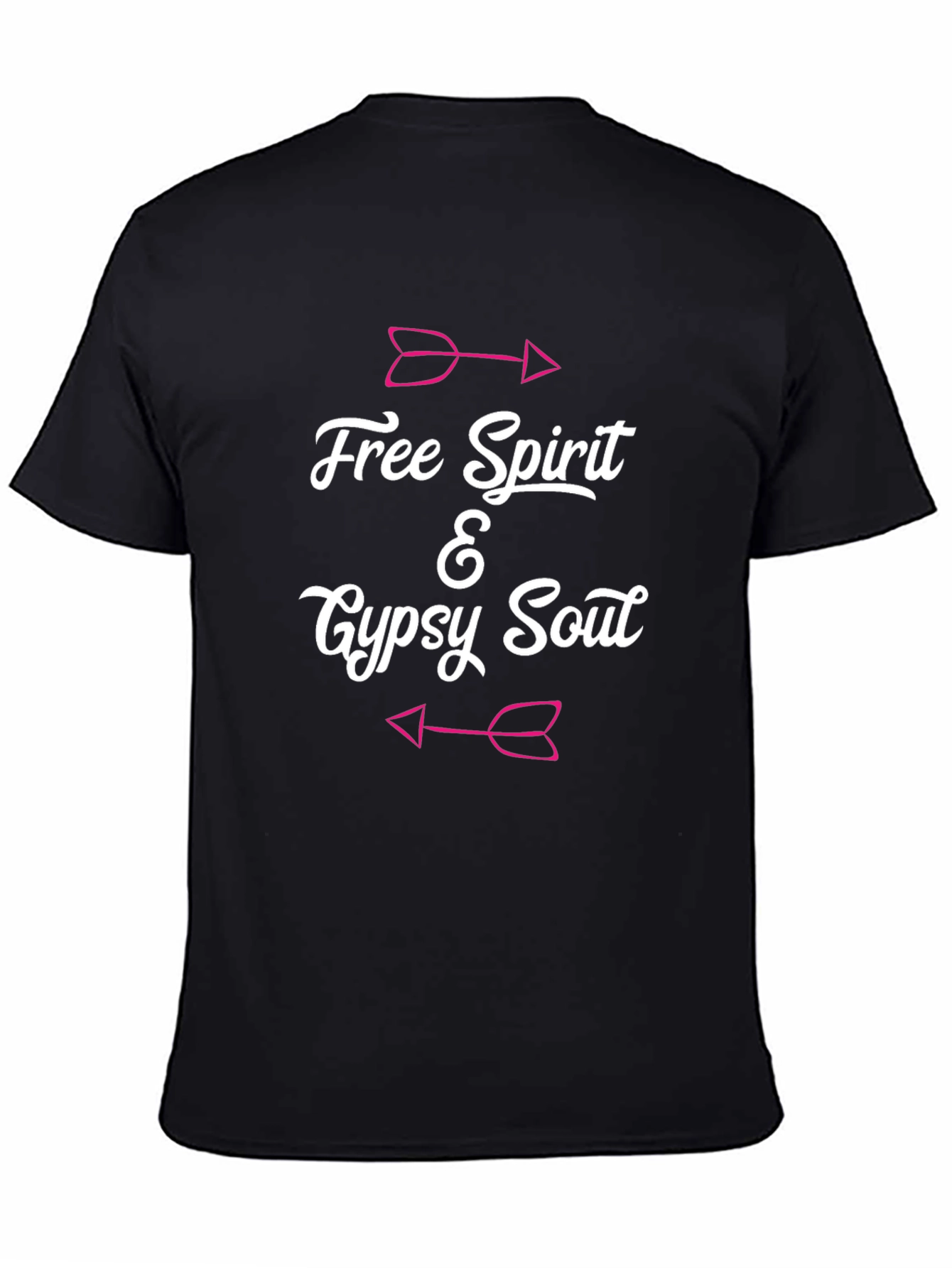 Black Free Spirit Gypsy Soul Graphic Tee view 4