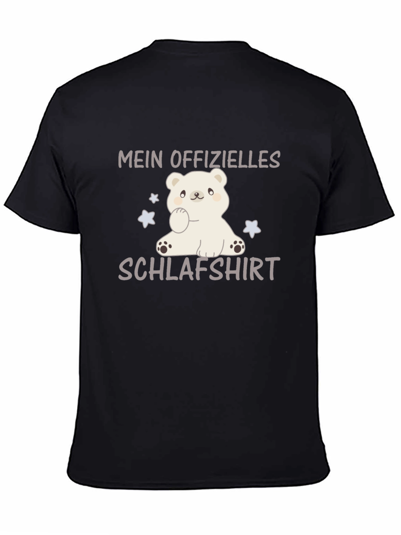 Black Cute Bear Sleep Shirt - Mein Offizielles Schlafshirt view 4
