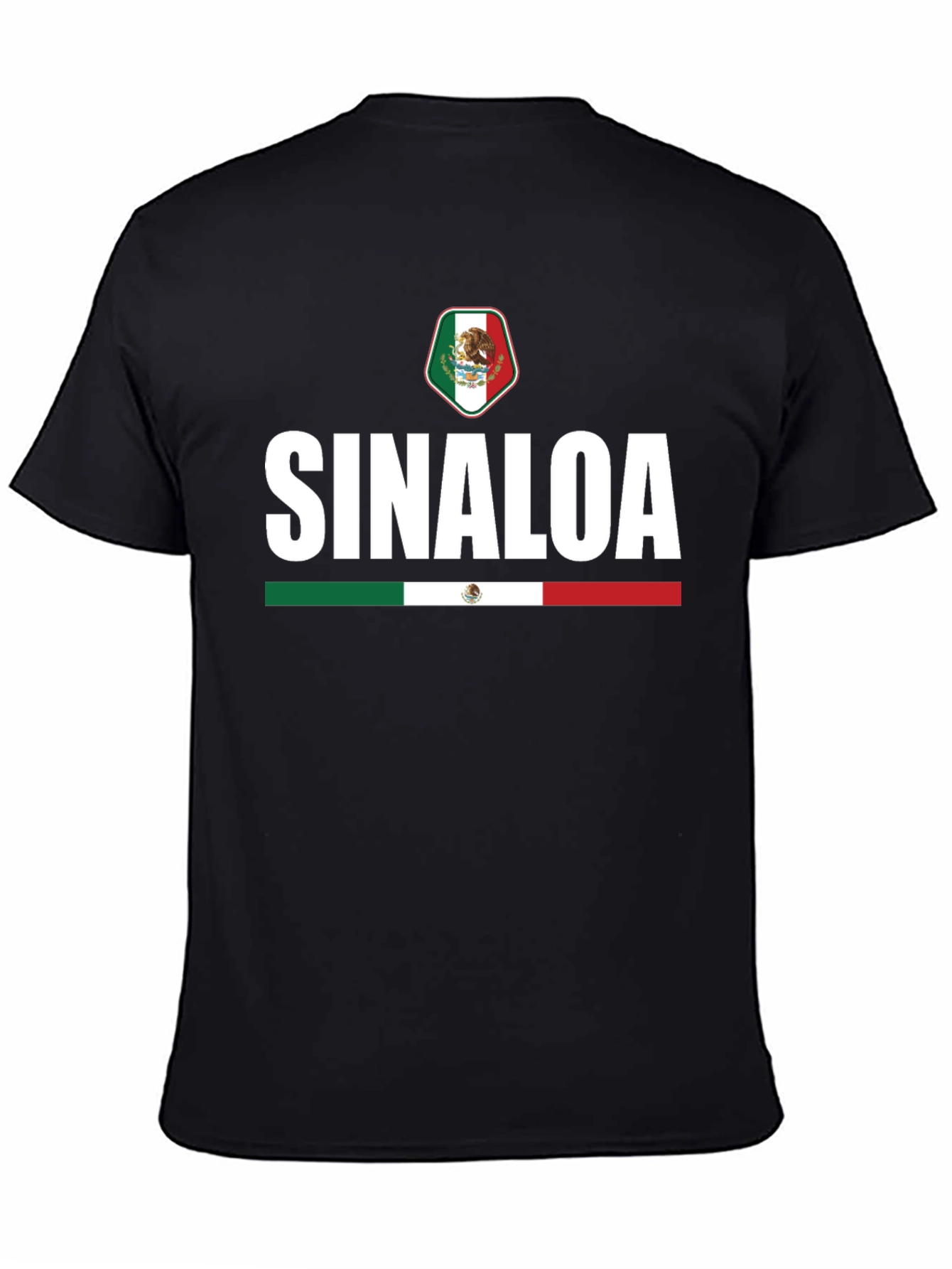 Sinaloa Mexico Flag T-Shirt - 4