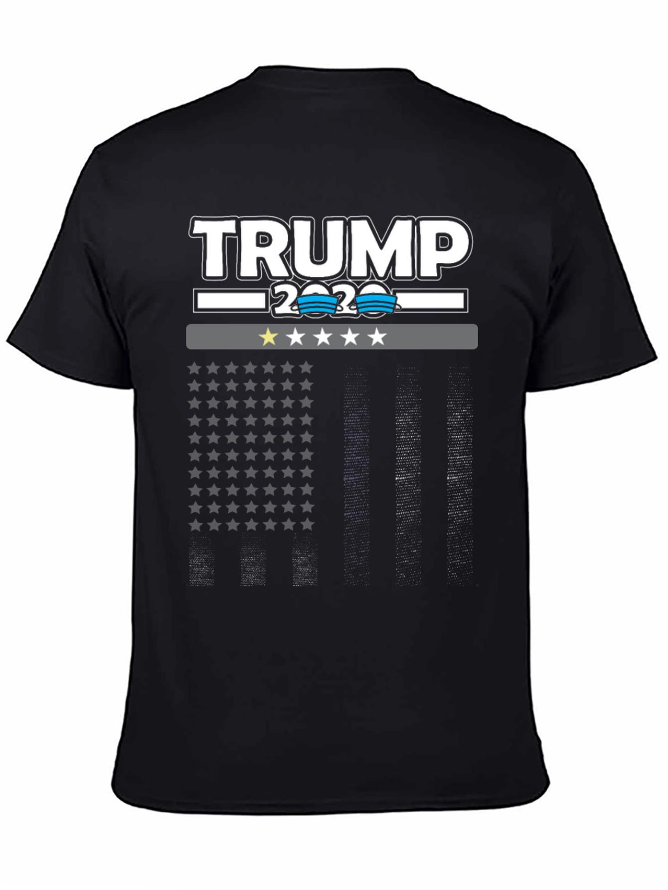 Black Trump 2020 Graphic Print Tee view 4