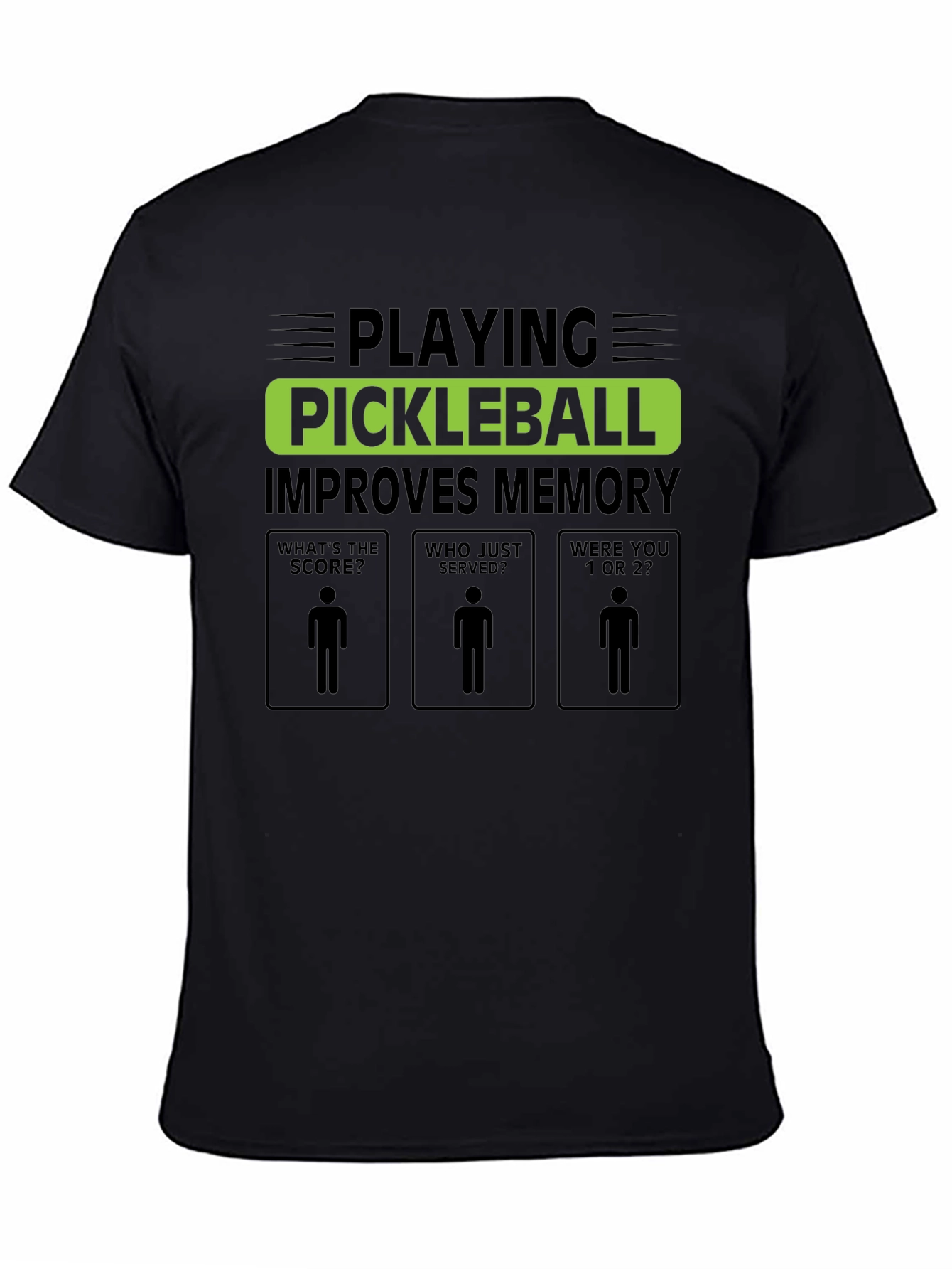 Pickleball Memory T-Shirt - Funny Pickleball Tee - 4