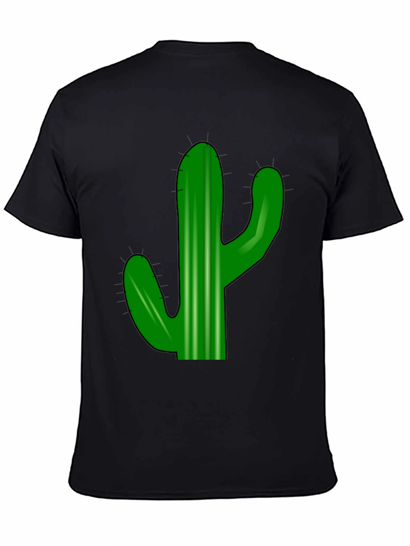Black Cactus Graphic Tee - Desert Vibes view 4
