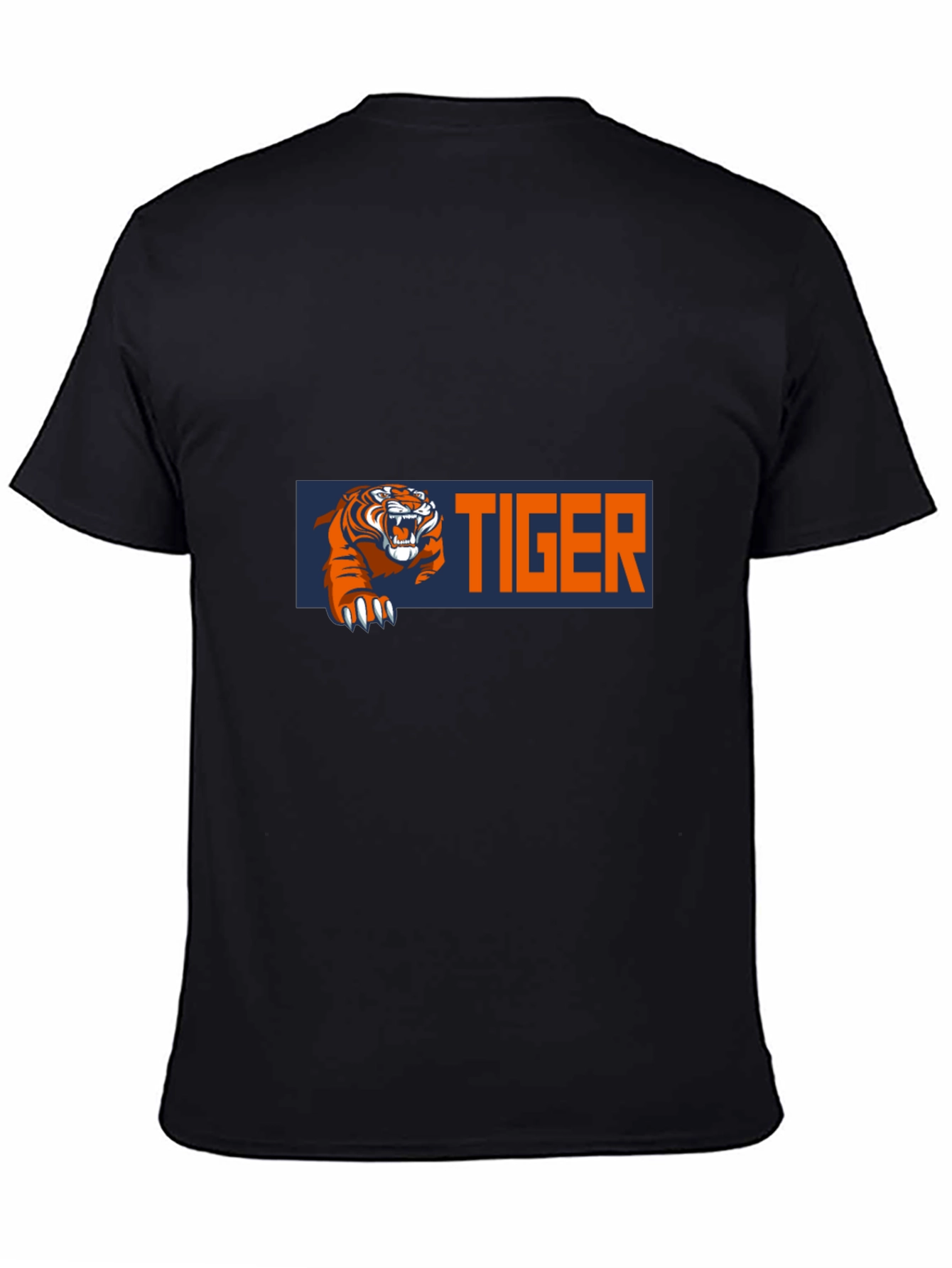 Black Cool Tiger Graphic T-Shirt - Bold Design view 4