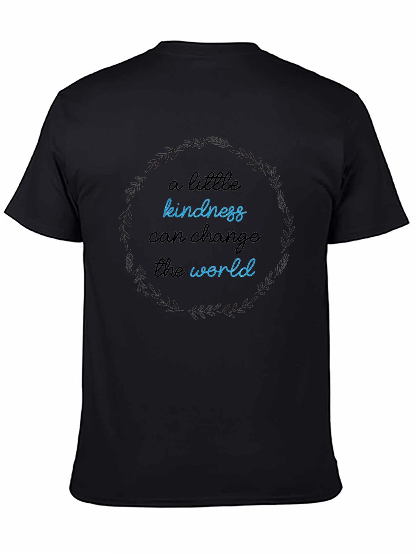 Black Kindness Change the World Graphic Tee view 4