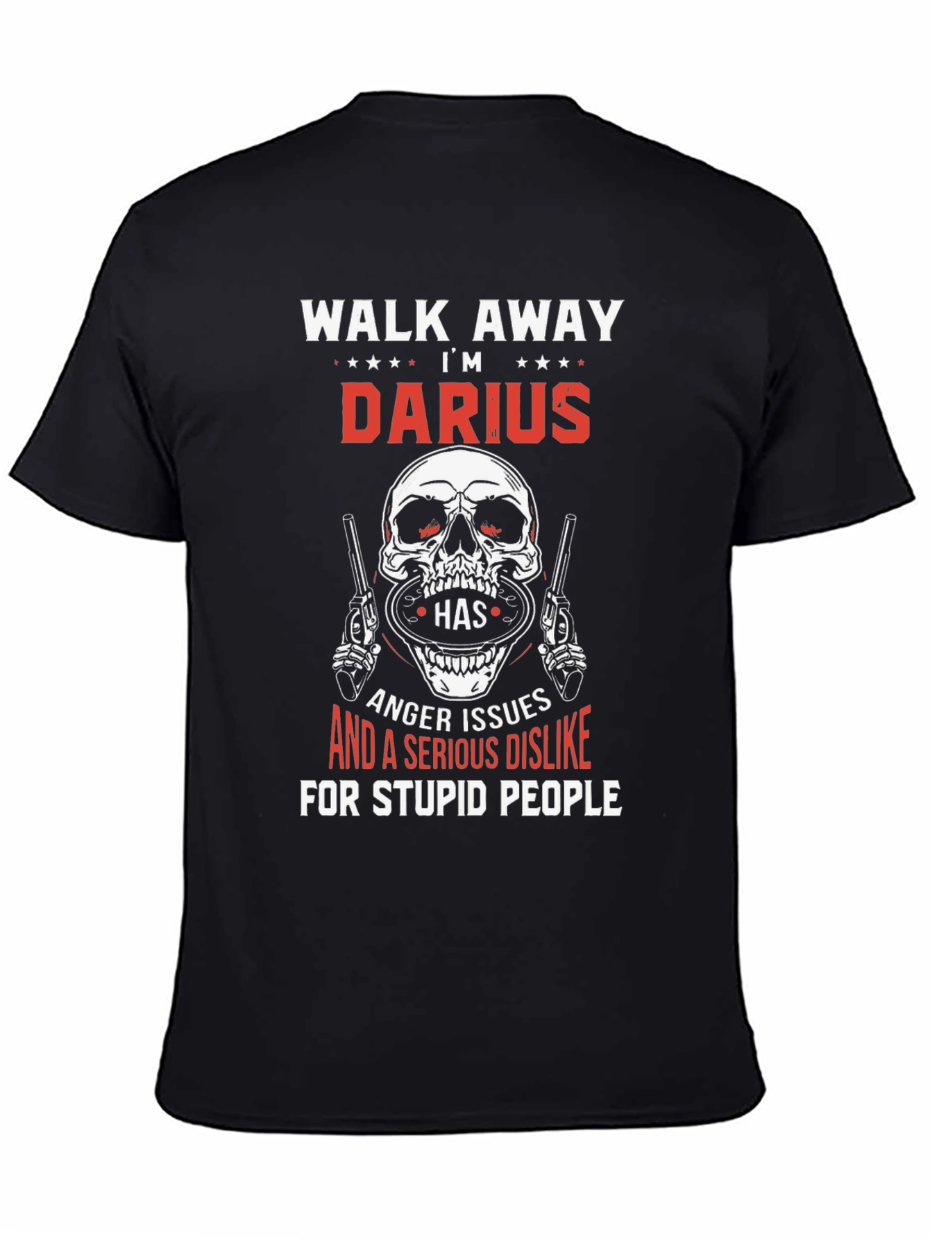 Black Walk Away Darius T-Shirt view 4