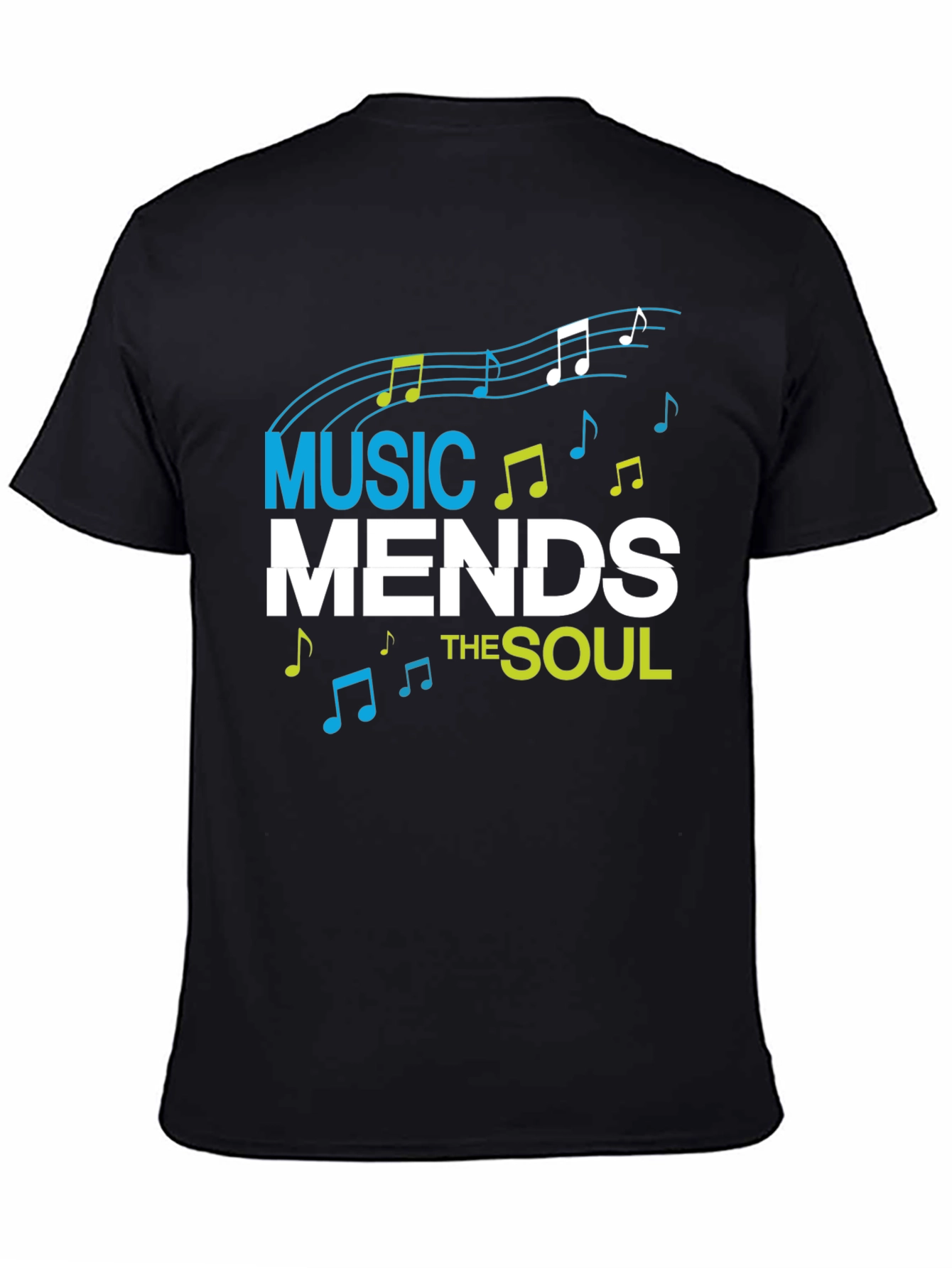 Black Music Mends the Soul Graphic Tee view 4