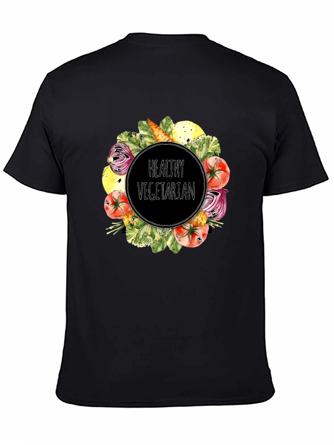 Healthy Vegetarian Graphic T-Shirt - 4