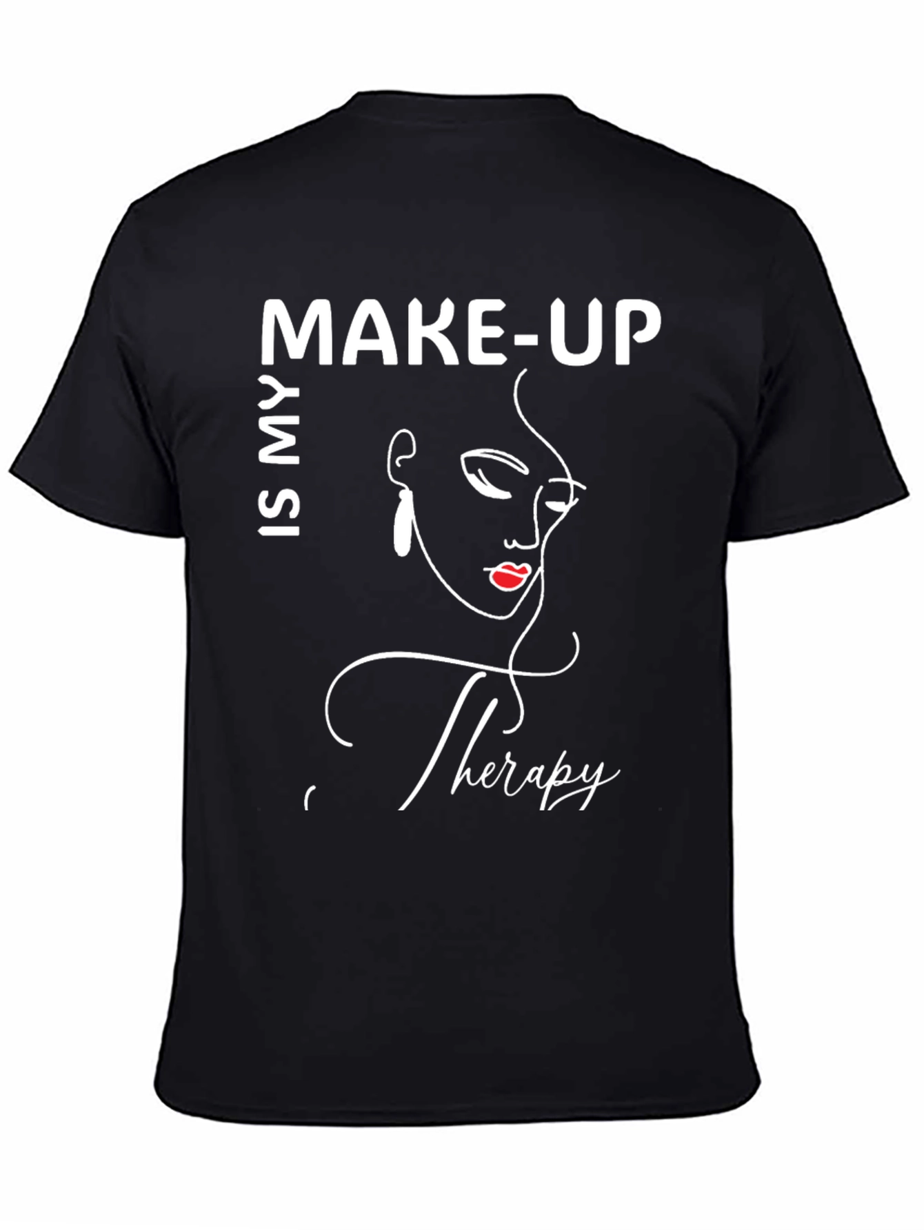 Black Makeup Therapy T-Shirt - Stylish & Comfy view 4