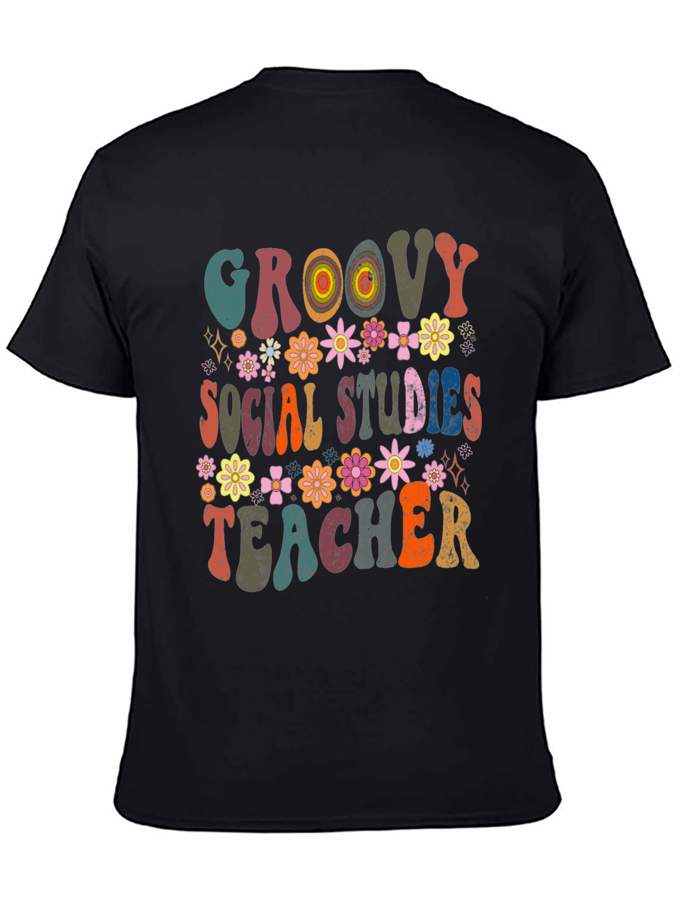 Groovy Social Studies Teacher T-Shirt - 4