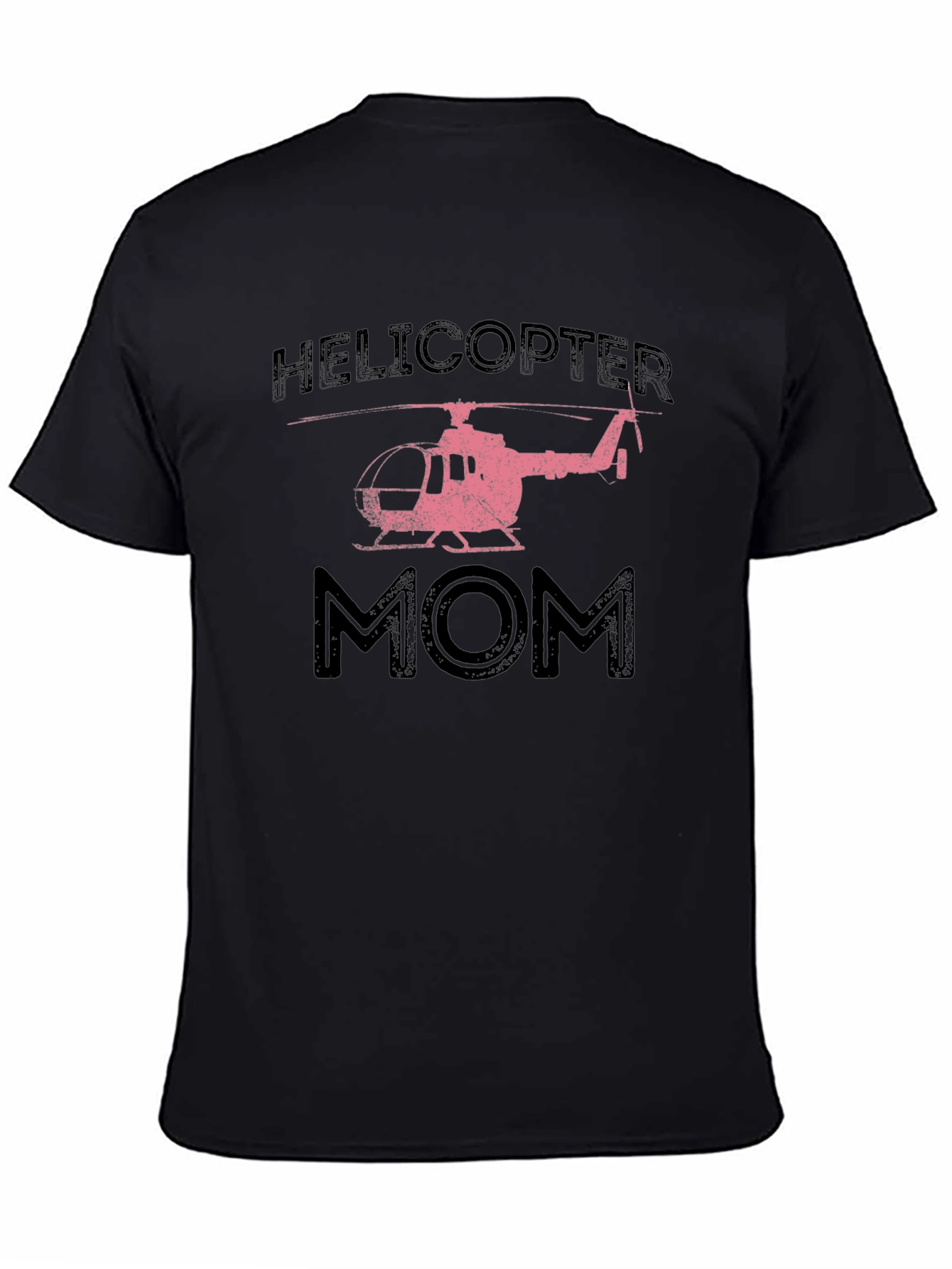 Black Helicopter Mom T-Shirt - Trendy Graphic Tee view 4
