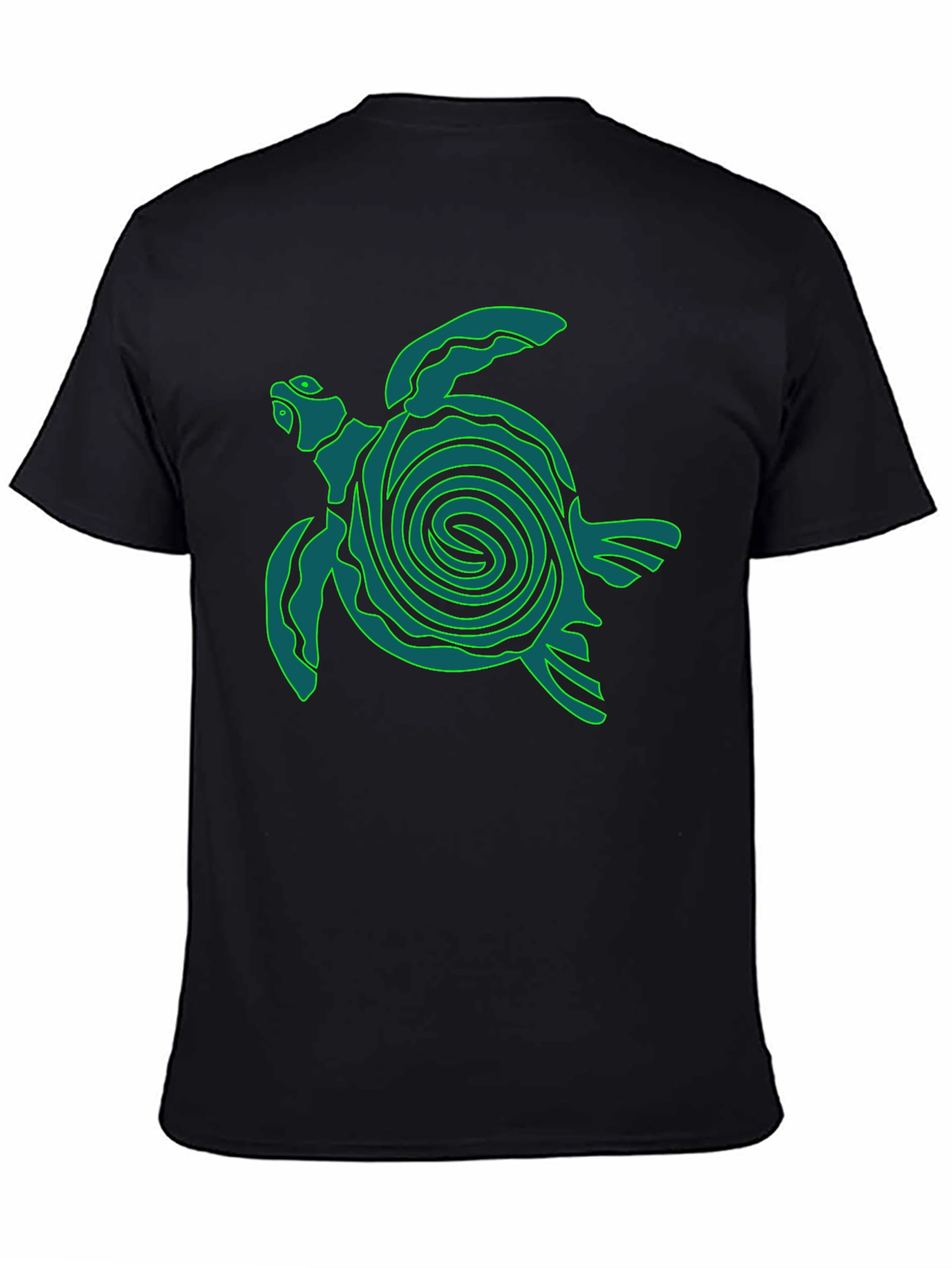Black Turtle Graphic Tee - Black T-Shirt view 4