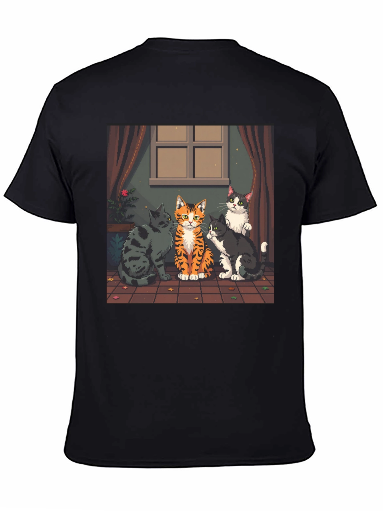 Black Cats Crew T-Shirt view 4