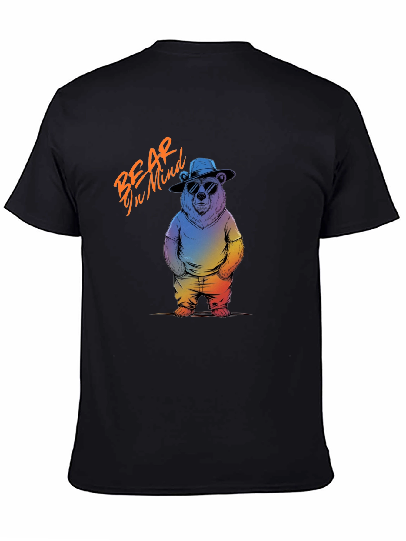 Black Bear in Mind Graphic T-Shirt view 4