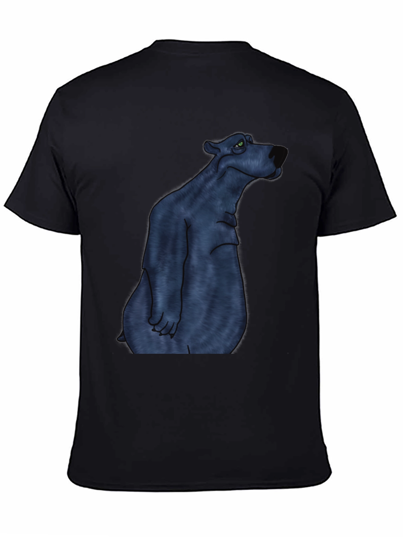 Black Black Bear Graphic Tee view 4