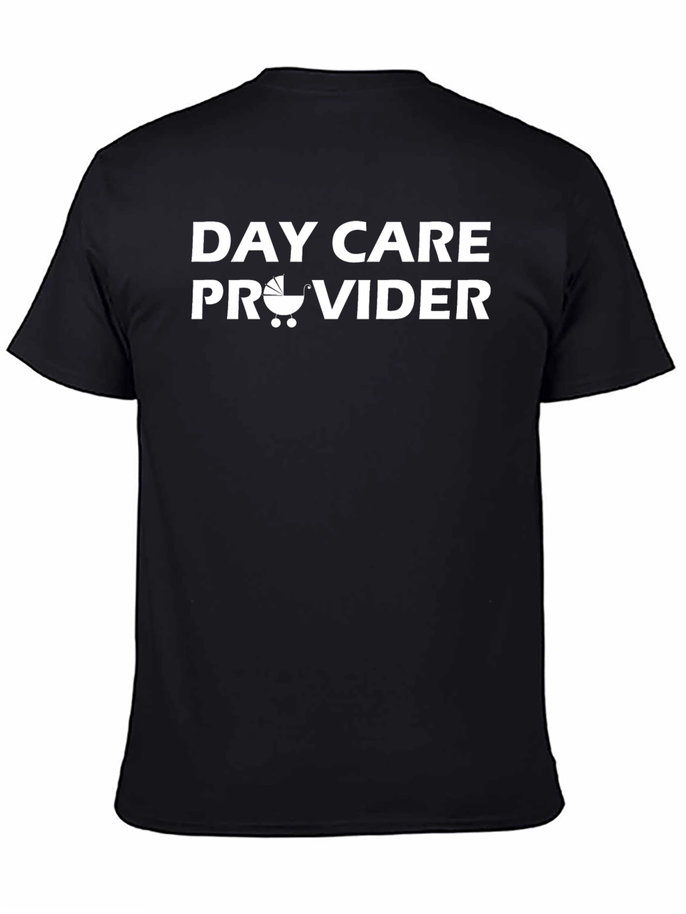 Black Day Care Provider T-Shirt - Comfortable & Stylish view 4