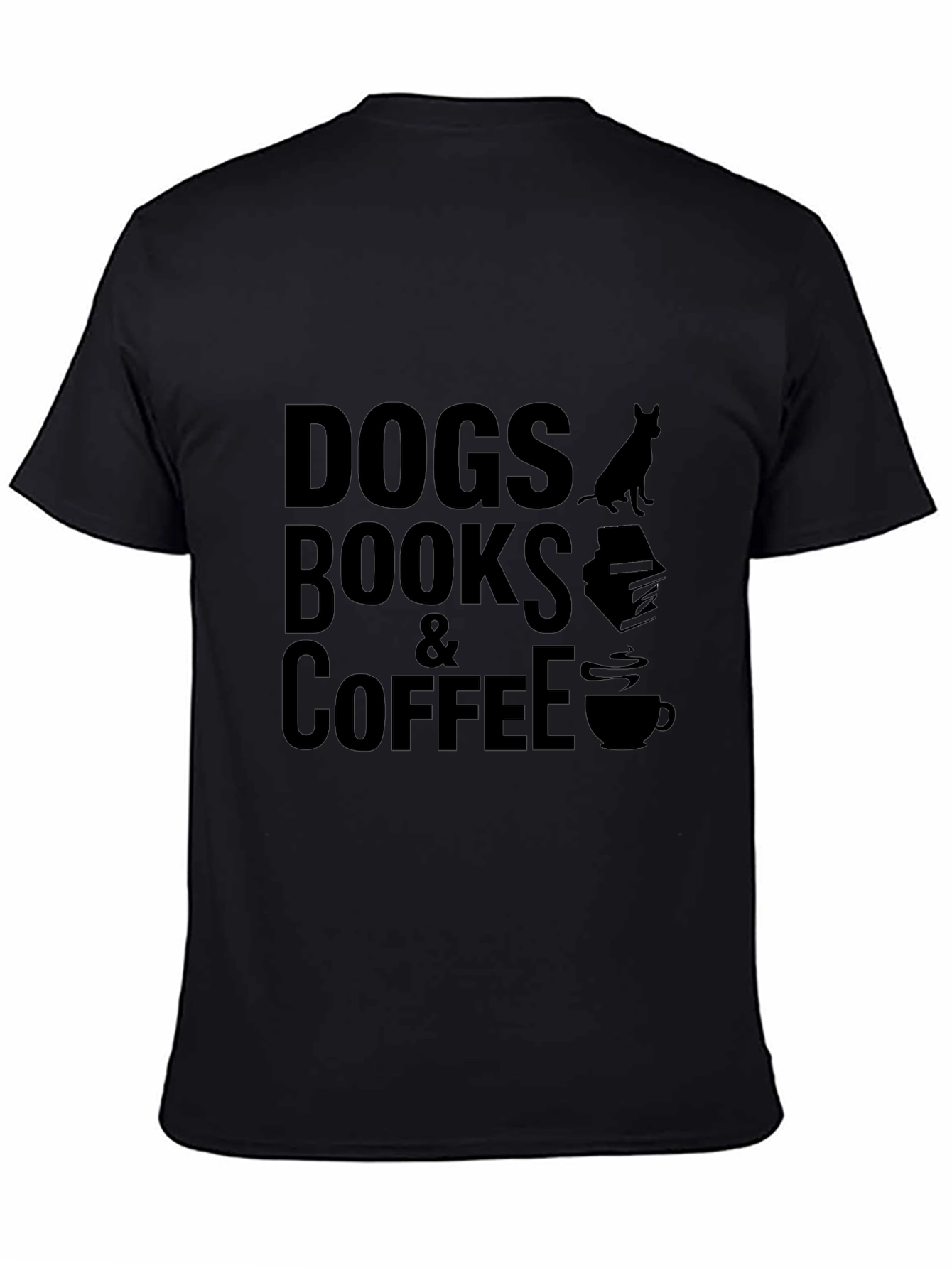 Black Dogs Books & Coffee Graphic Tee view 4