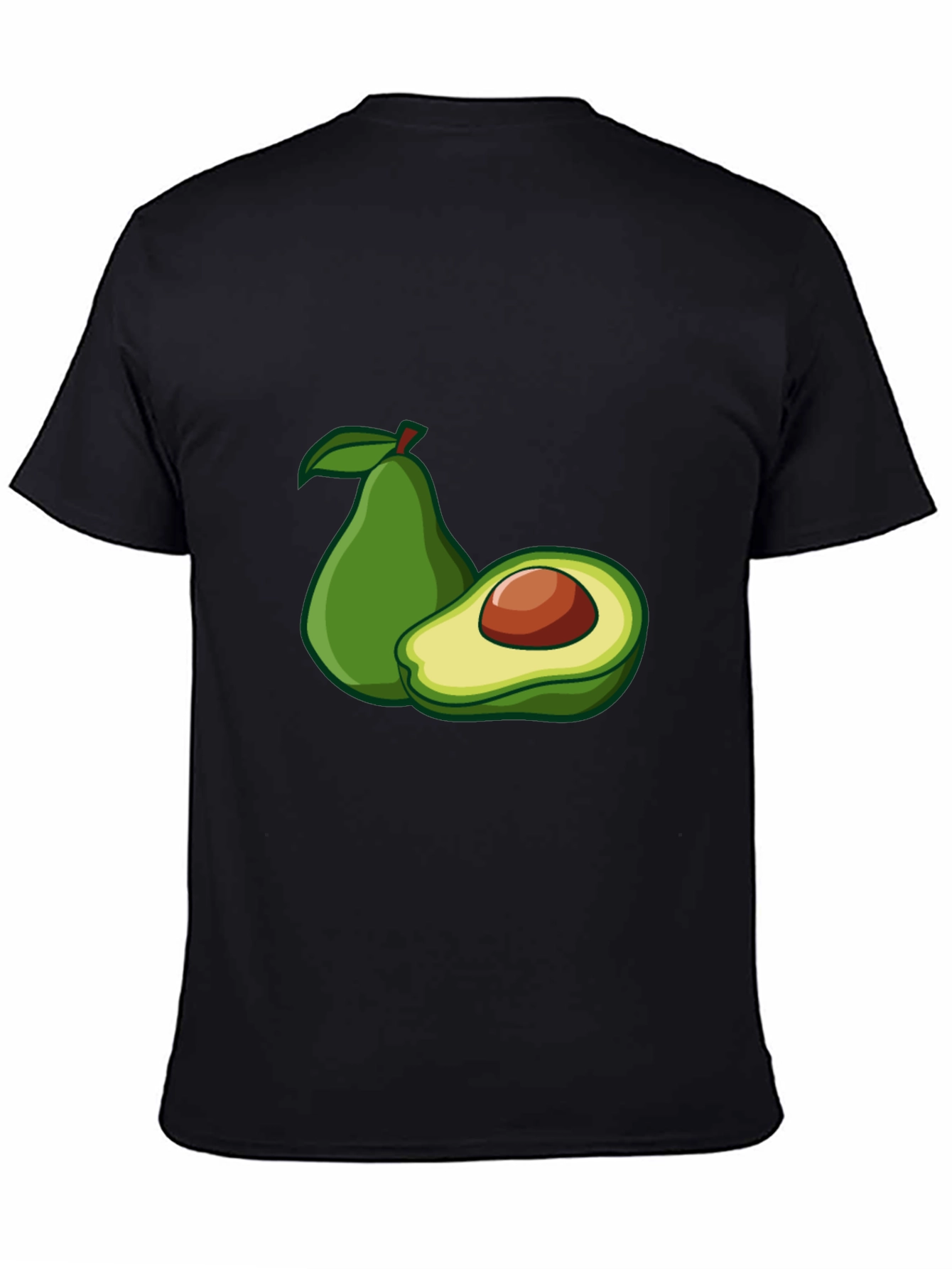 Black Avocado Graphic Tee - Modern Style view 4