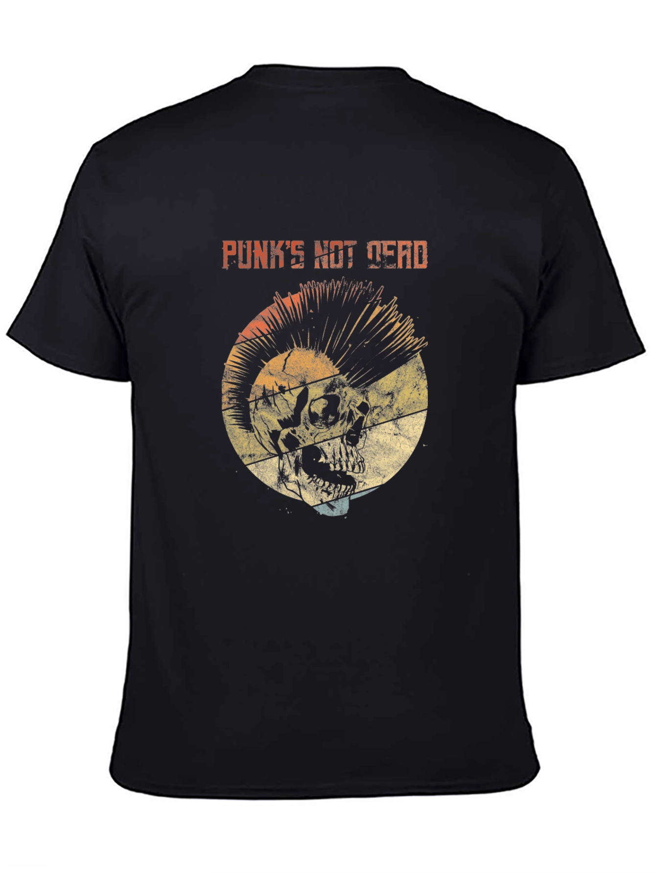 Black Punk's Not Dead Graphic Tee view 4