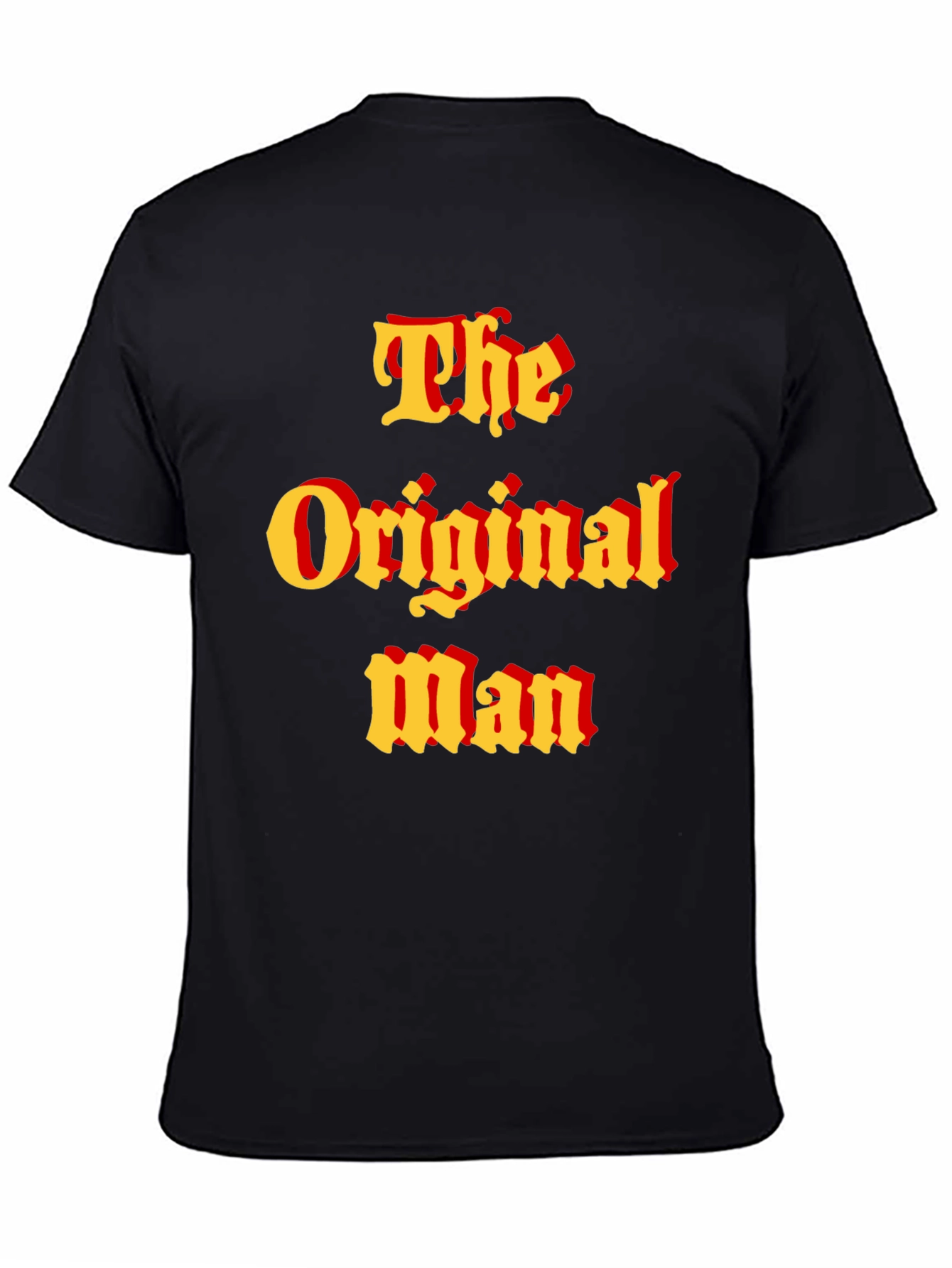 Black The Original Man T-Shirt view 4