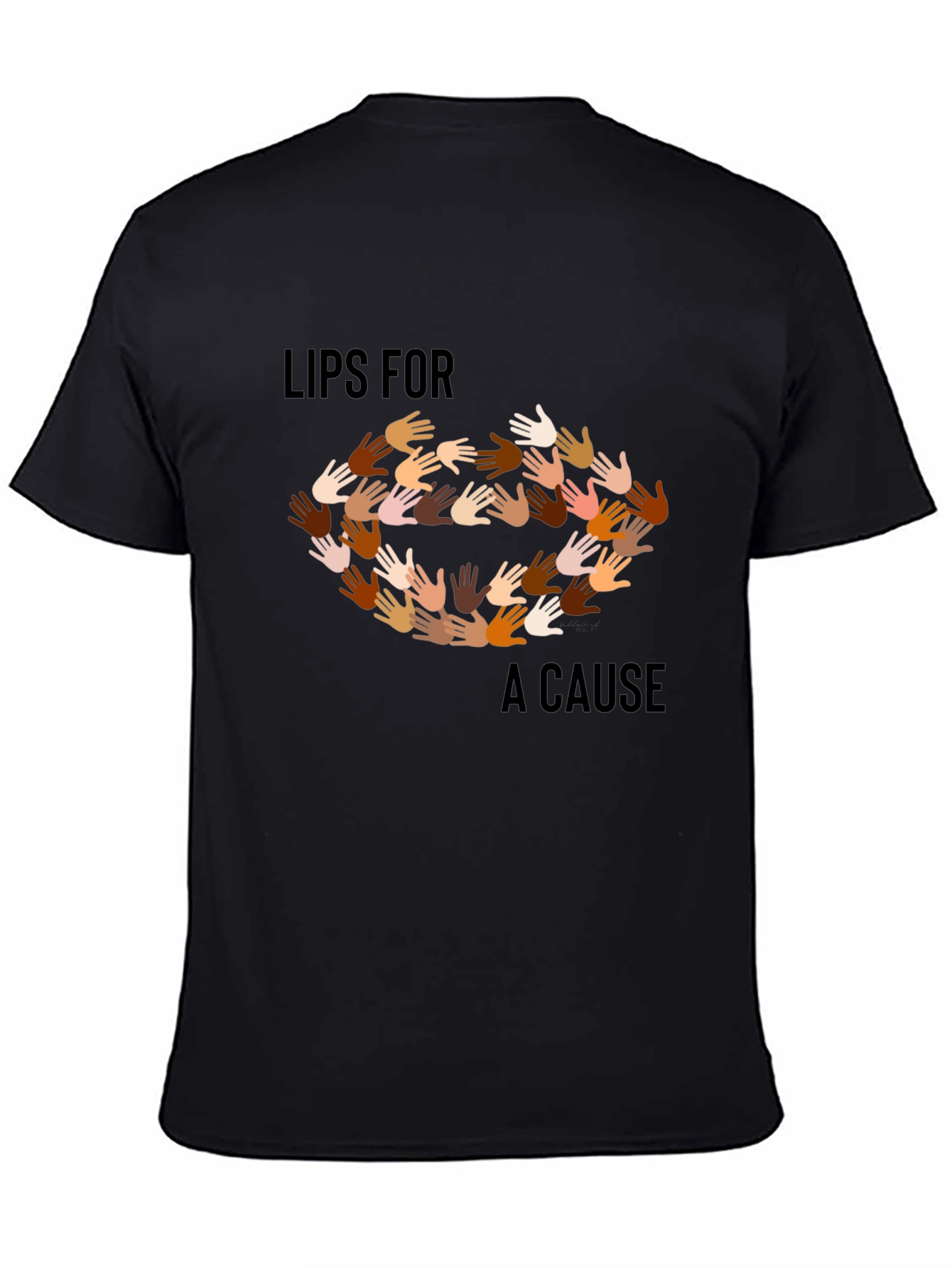 Black Lips For A Cause T-Shirt view 4