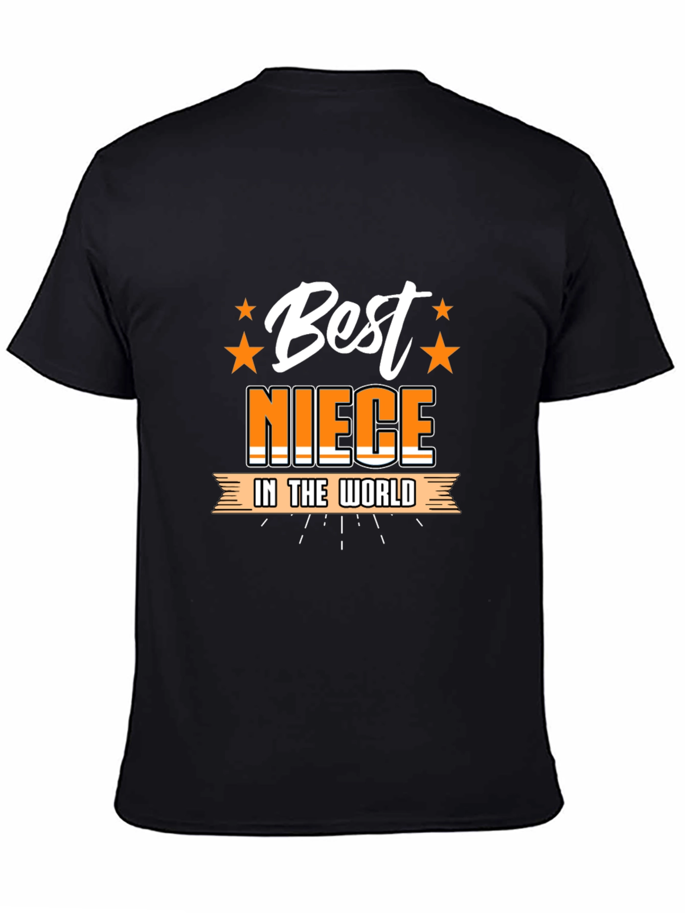Black Best Niece T-Shirt - Gift for Nieces view 4