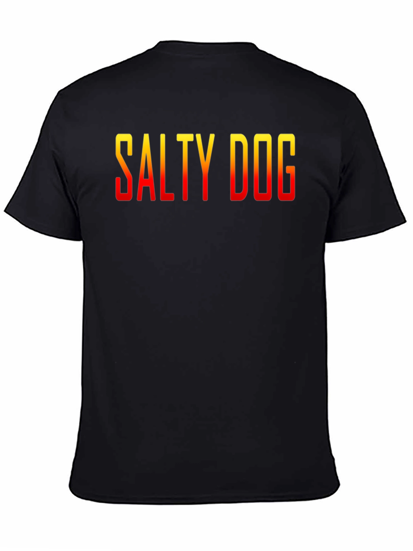 Black Salty Dog Graphic Tee - Premium Cotton view 4