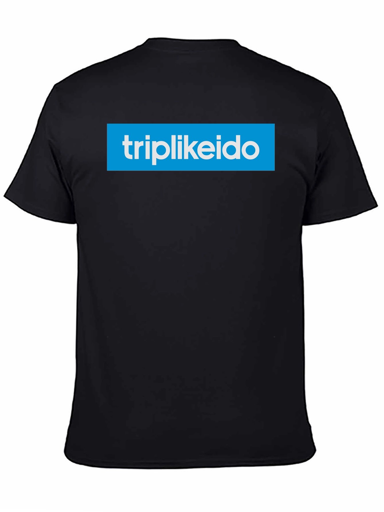Black Triplikeido Logo Black T-Shirt view 4