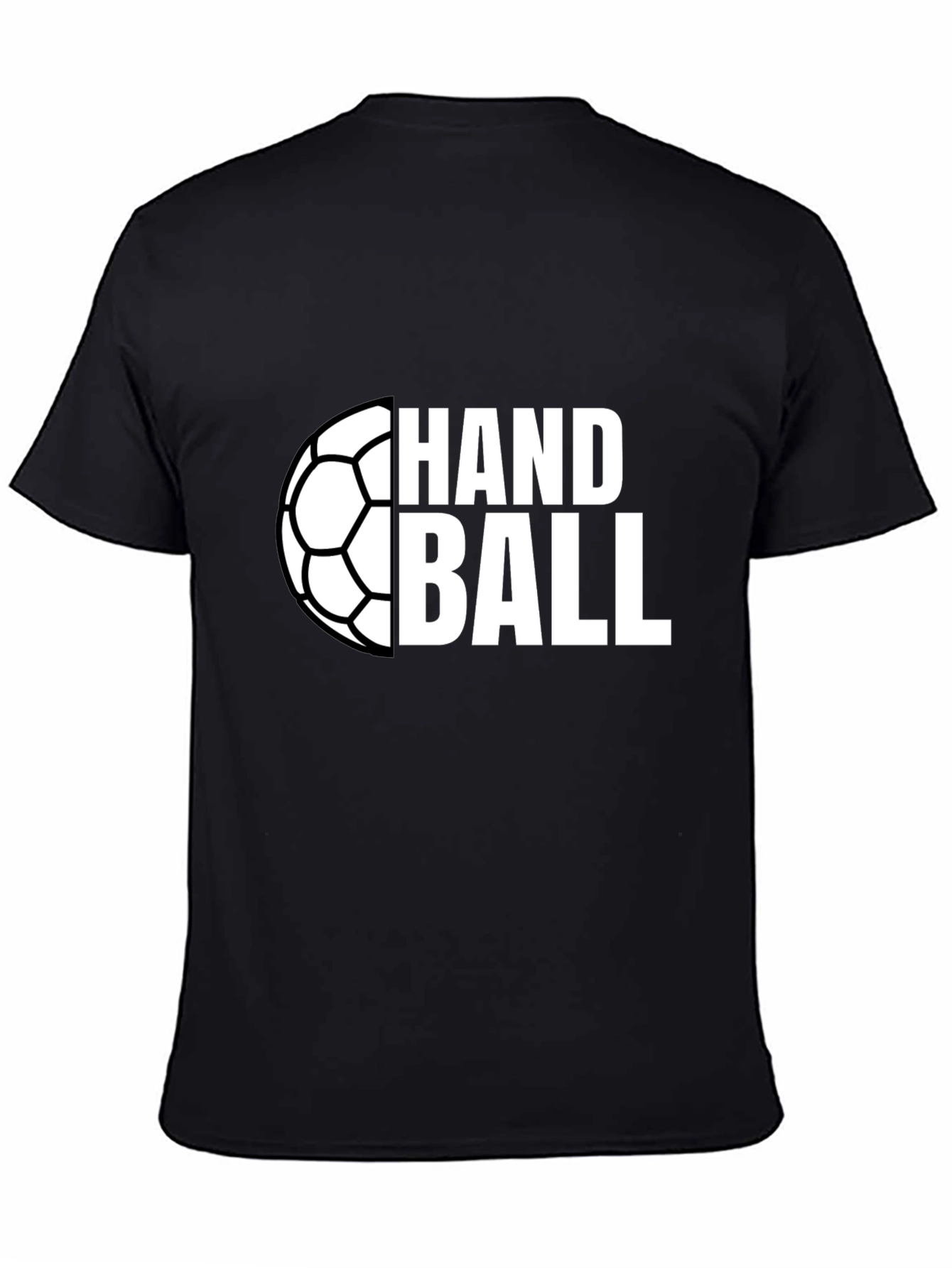 Black Handball Graphic T-Shirt - Black view 4