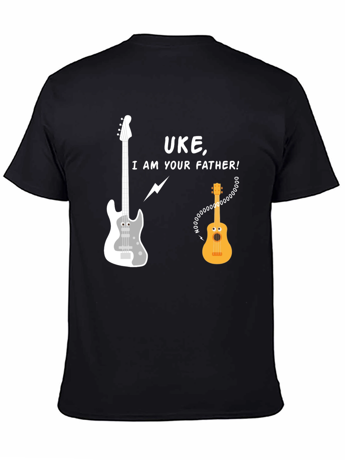 Black Uke I Am Your Father T-Shirt view 4