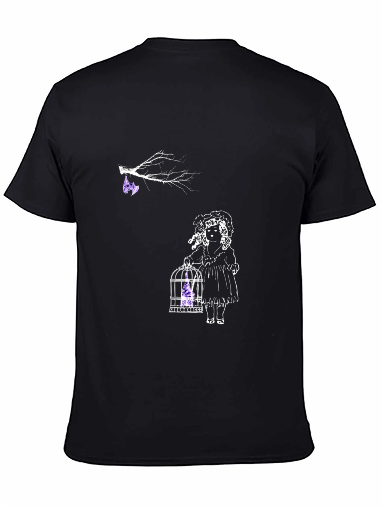 Eerie Doll Cage Graphic Tee - 4
