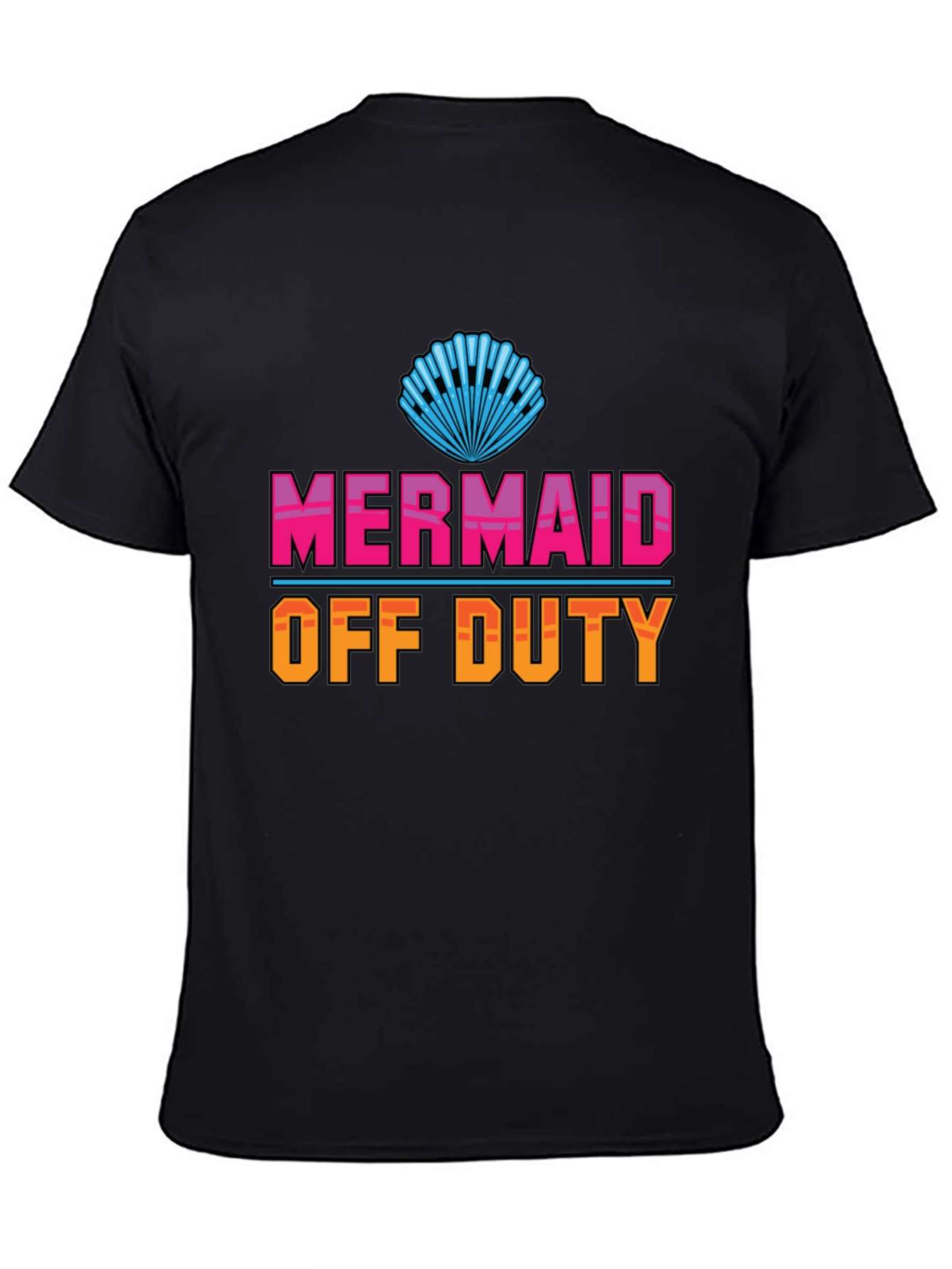 Black Mermaid Off Duty Graphic Tee view 4