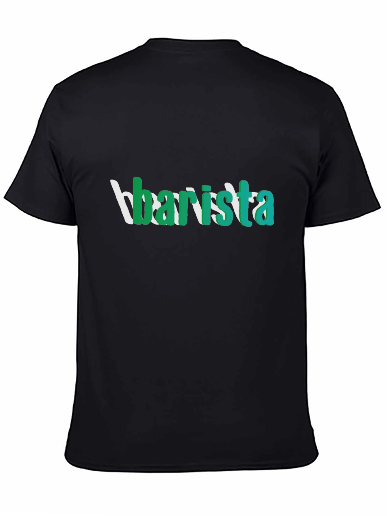 Black Barista Graphic Tee - Stylish Coffee Lover T-Shirt view 4