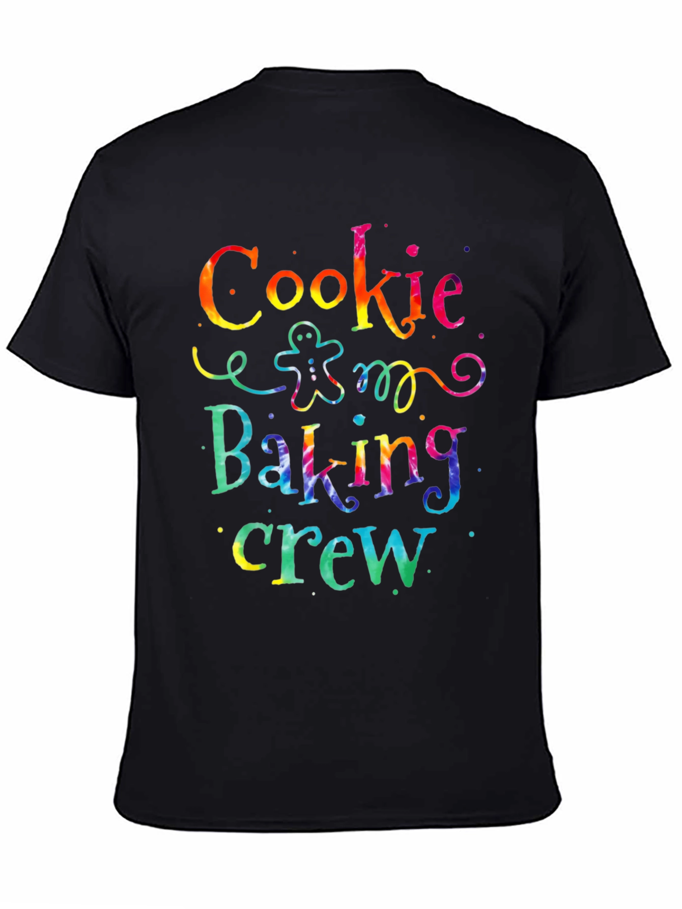 Black Cookie Baking Crew Tie-Dye T-Shirt view 4