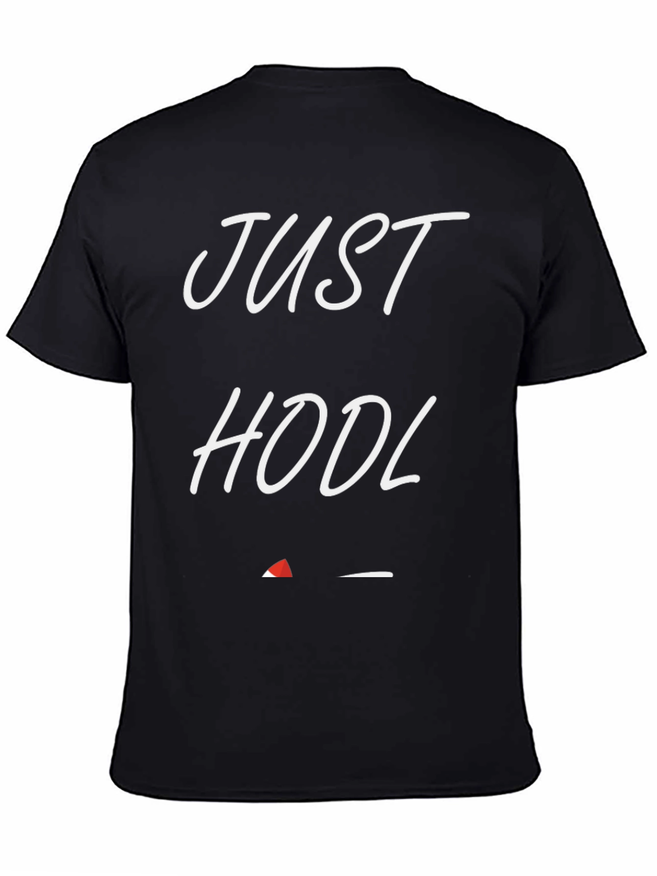 Black Just HODL Crypto T-Shirt - Black view 4