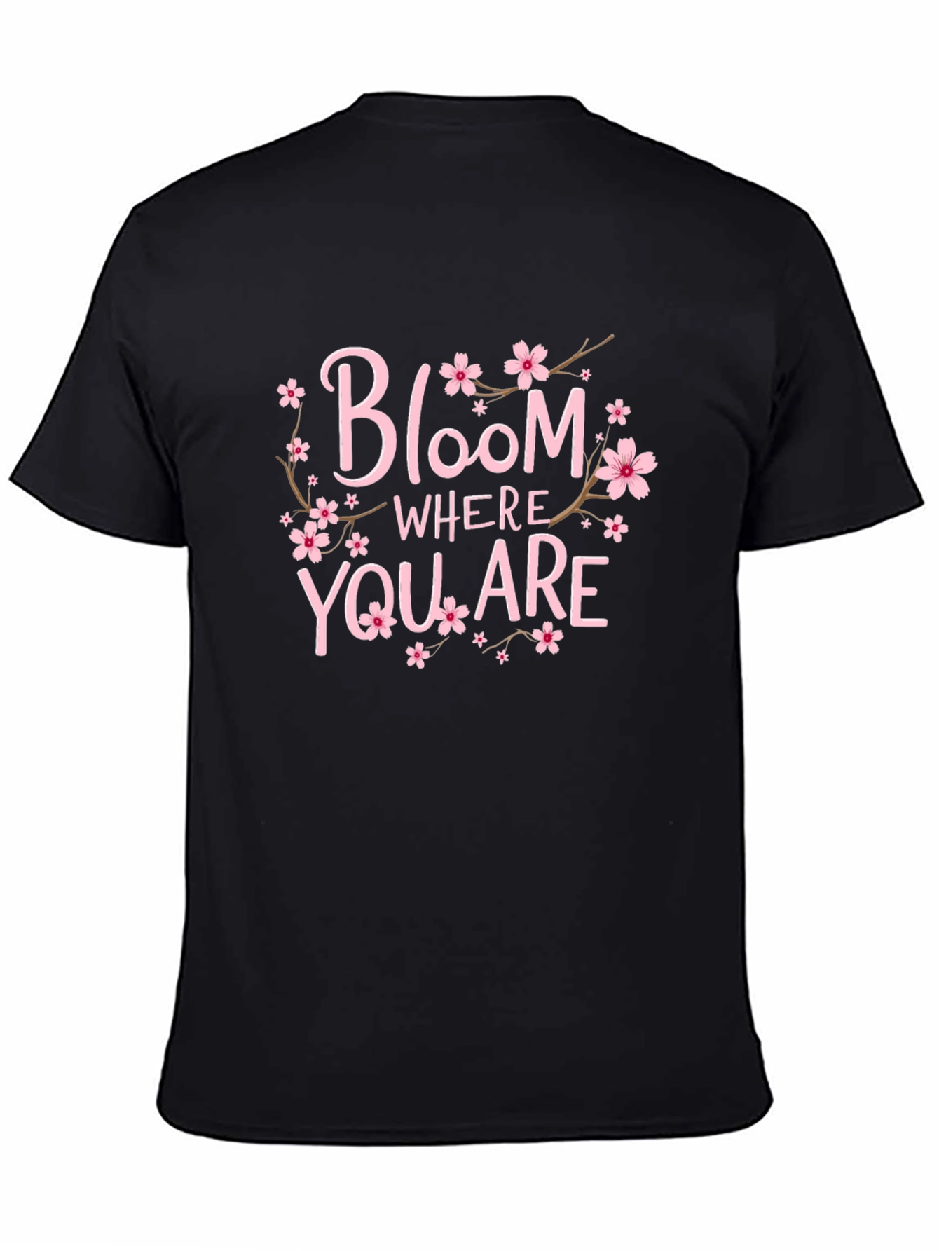 Black Bloom Where You Are T-Shirt view 4