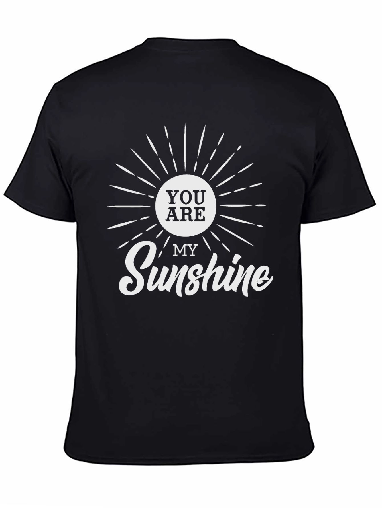 Black You Are My Sunshine Graphic Tee - Black view 4