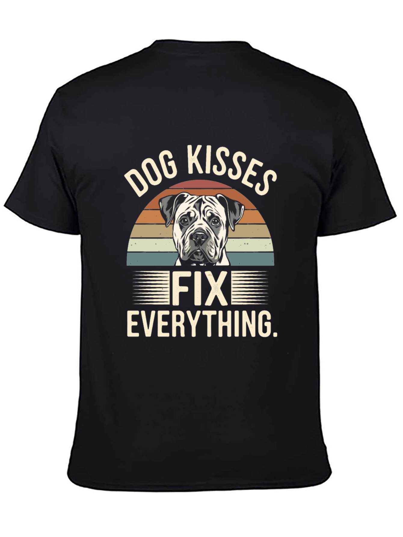 Dog Kisses Fix Everything Graphic T-Shirt - 4