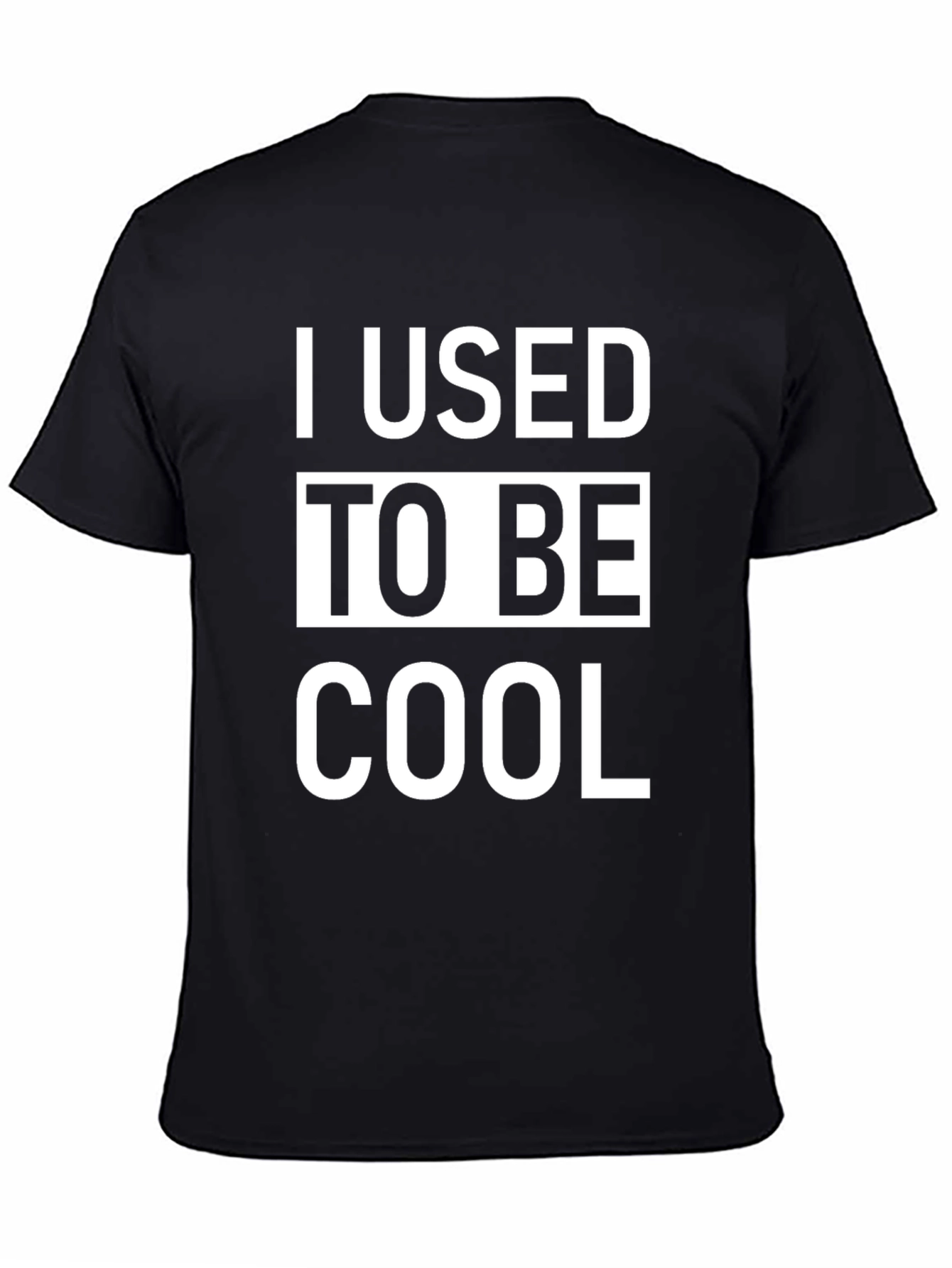 Black I Used To Be Cool Graphic Tee view 4