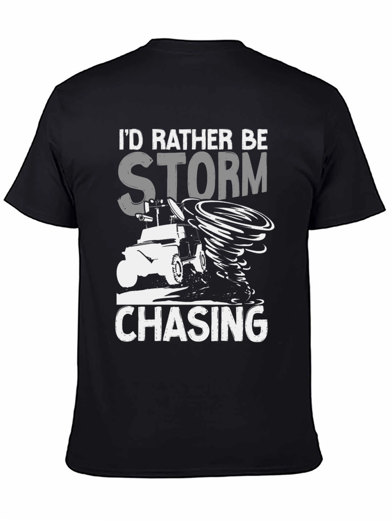 Black Storm Chaser T-Shirt view 4