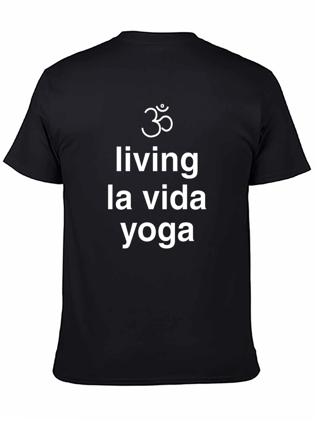 Black Living La Vida Yoga T-Shirt - Stylish & Comfortable Tee view 4