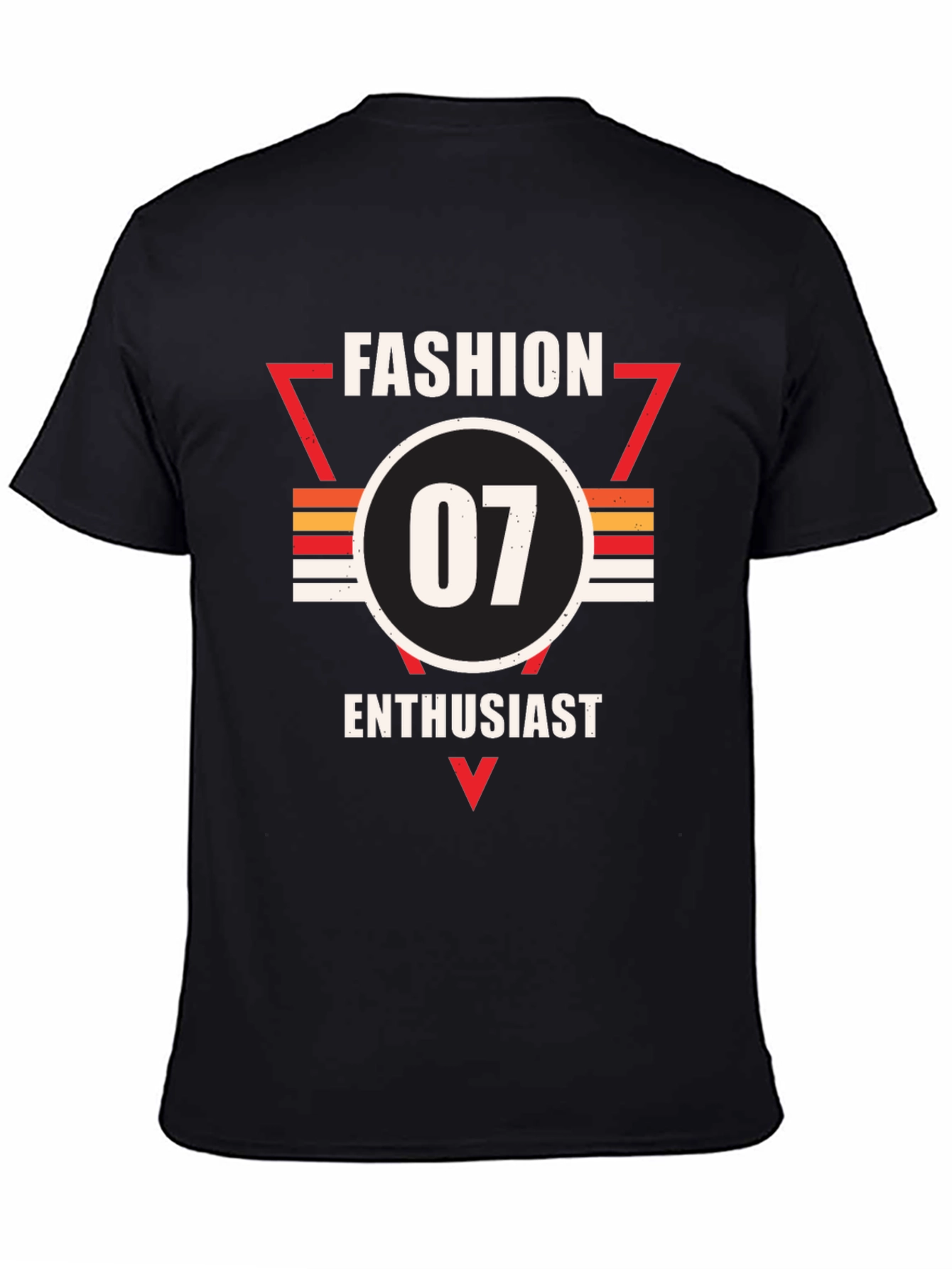 Black Fashion Enthusiast 07 Graphic Tee view 4