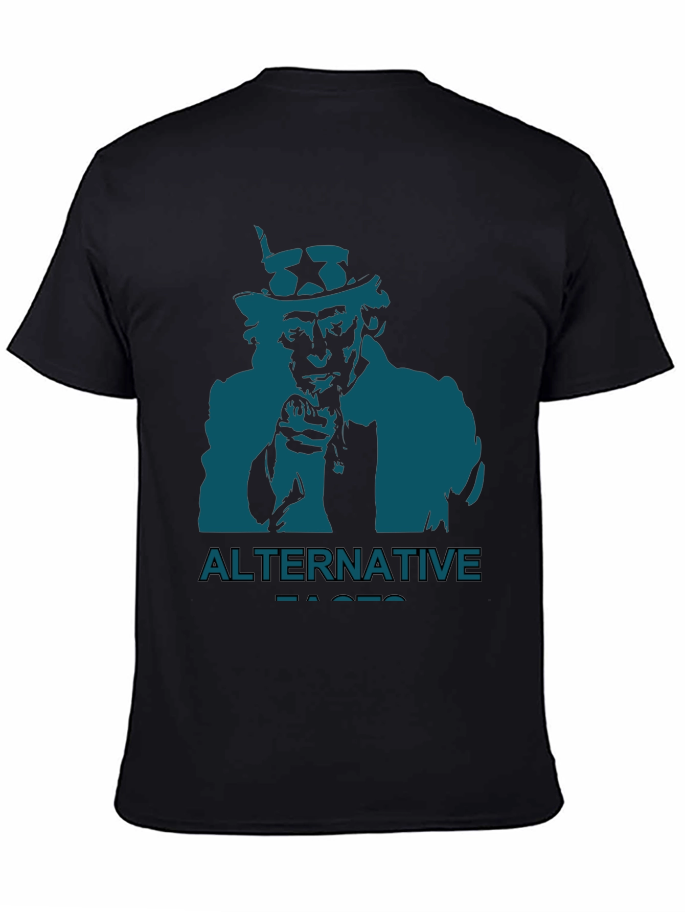 Black Alternative Facts T-Shirt Uncle Sam view 4