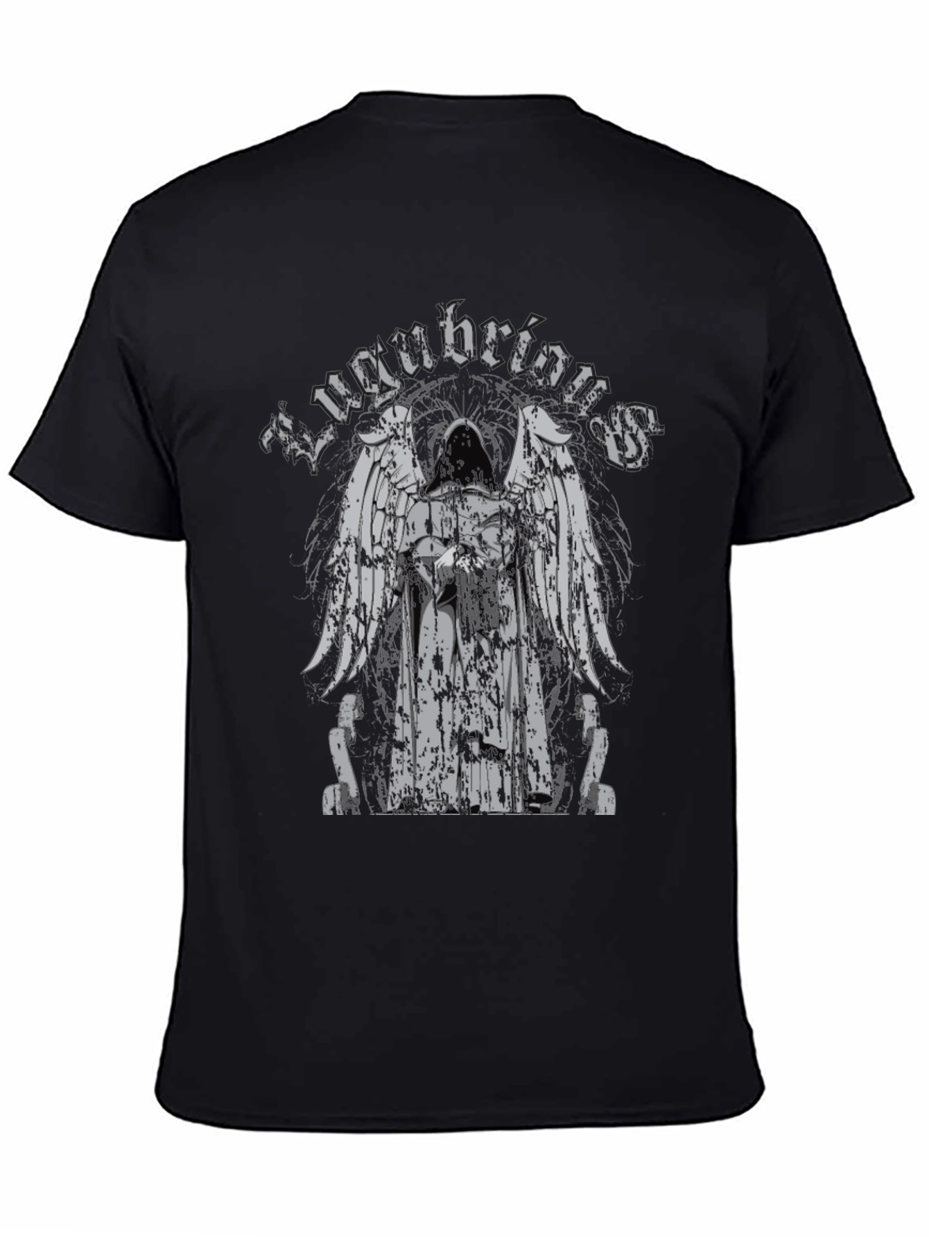 Black Lugubrious Grim Reaper T-Shirt view 4