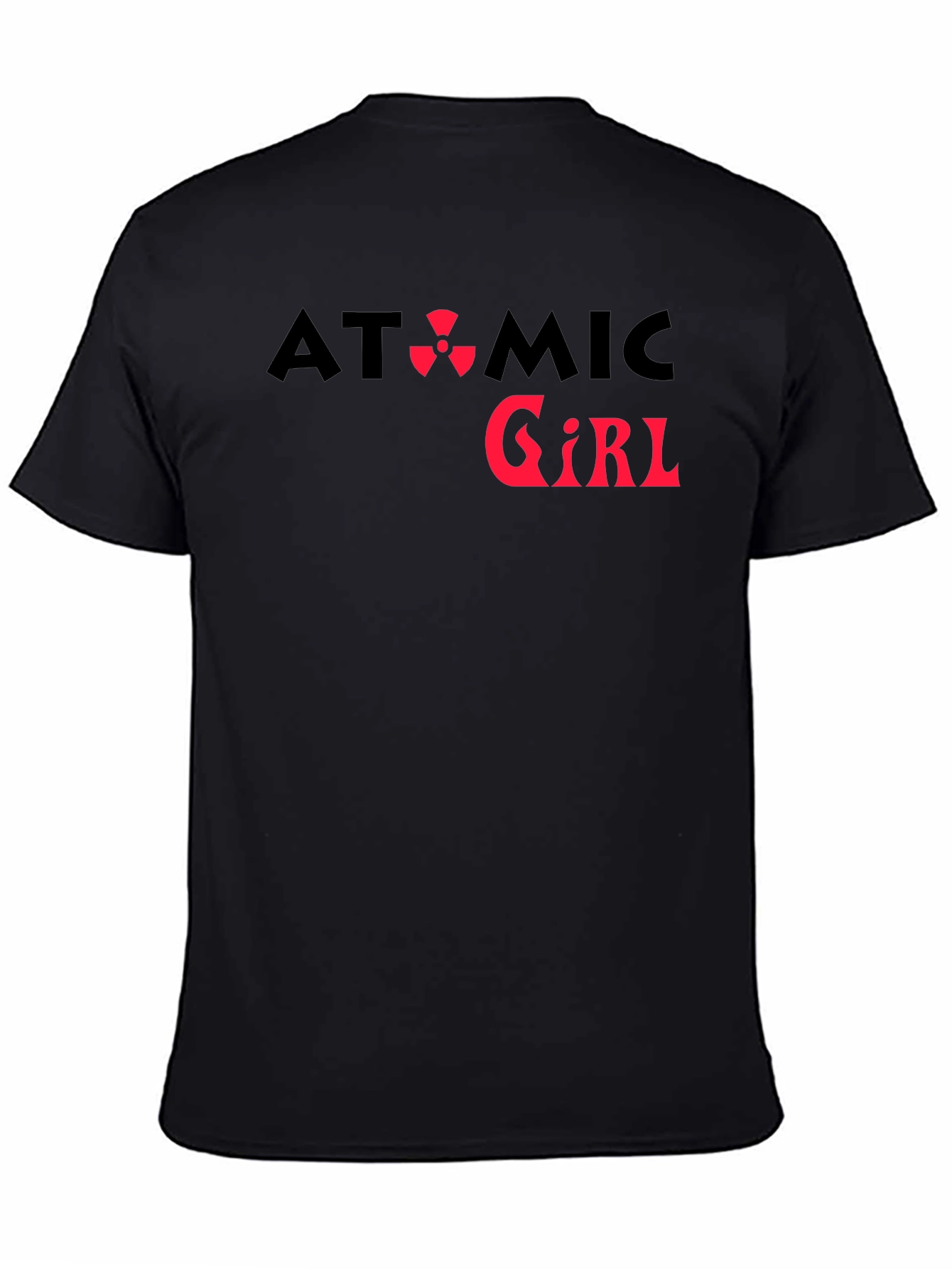Black Atomic Girl Graphic Tee - Black view 4