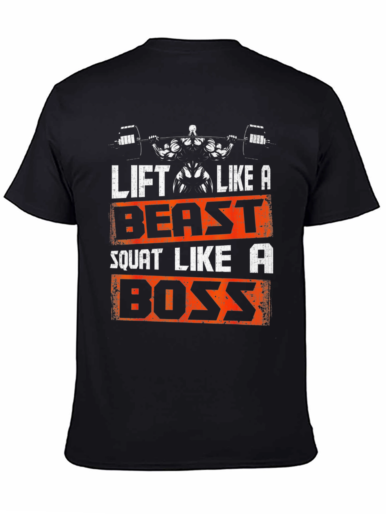 Black Lift Like A Beast T-Shirt view 4