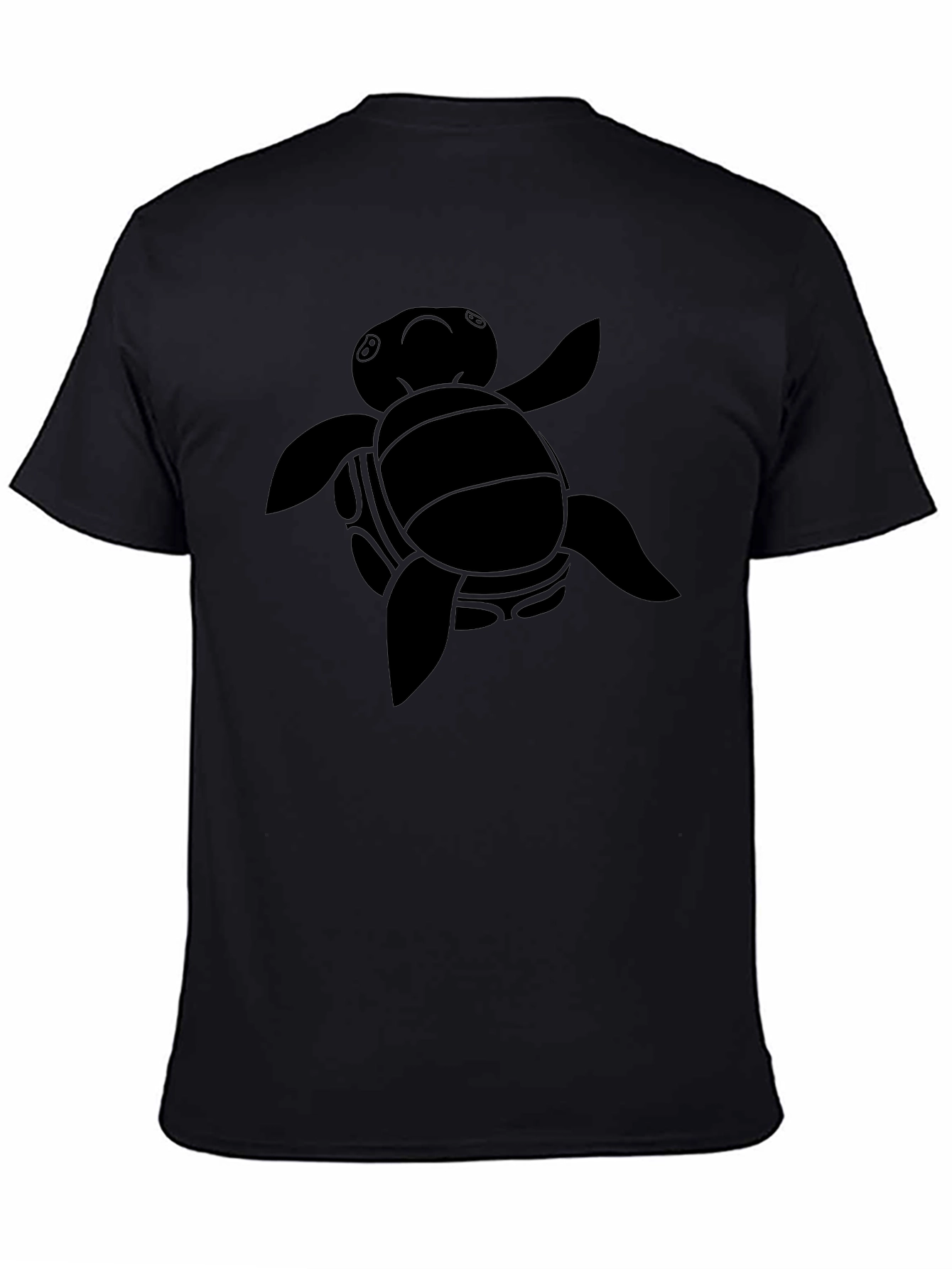 Black Black Turtle Graphic Tee view 4