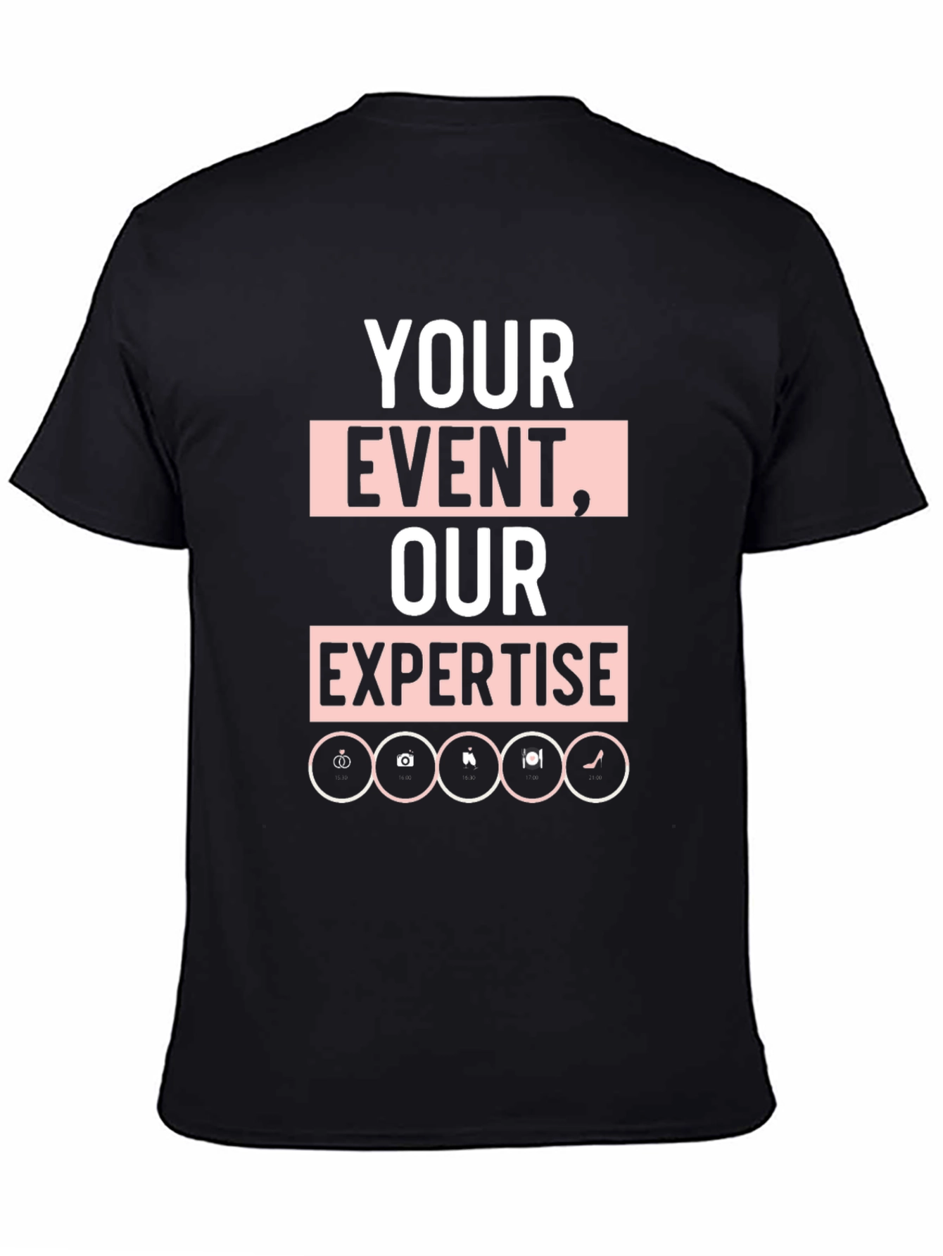 Black Event Expertise Graphic Tee - Black view 4
